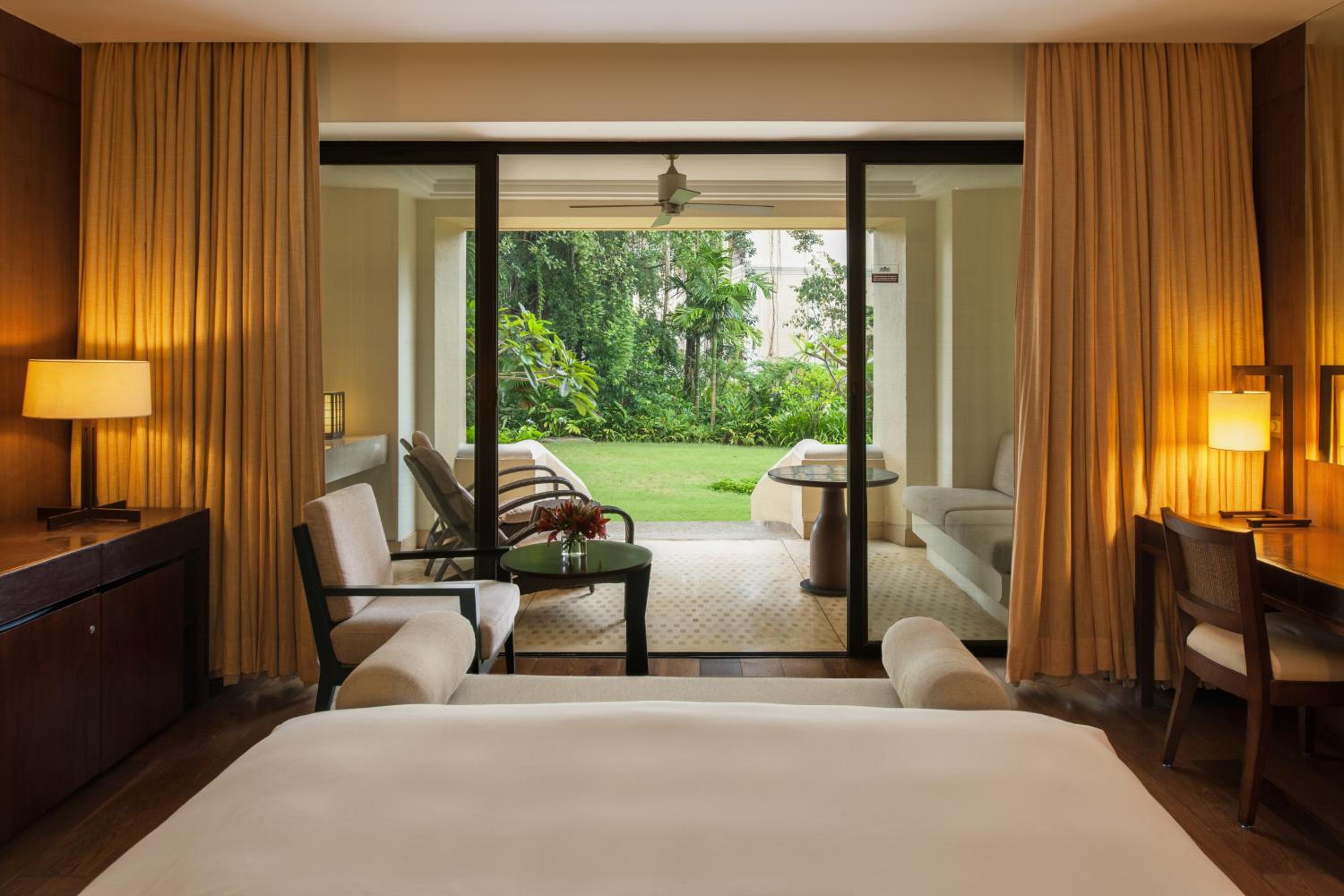 King Room with Balcony and Garden View
