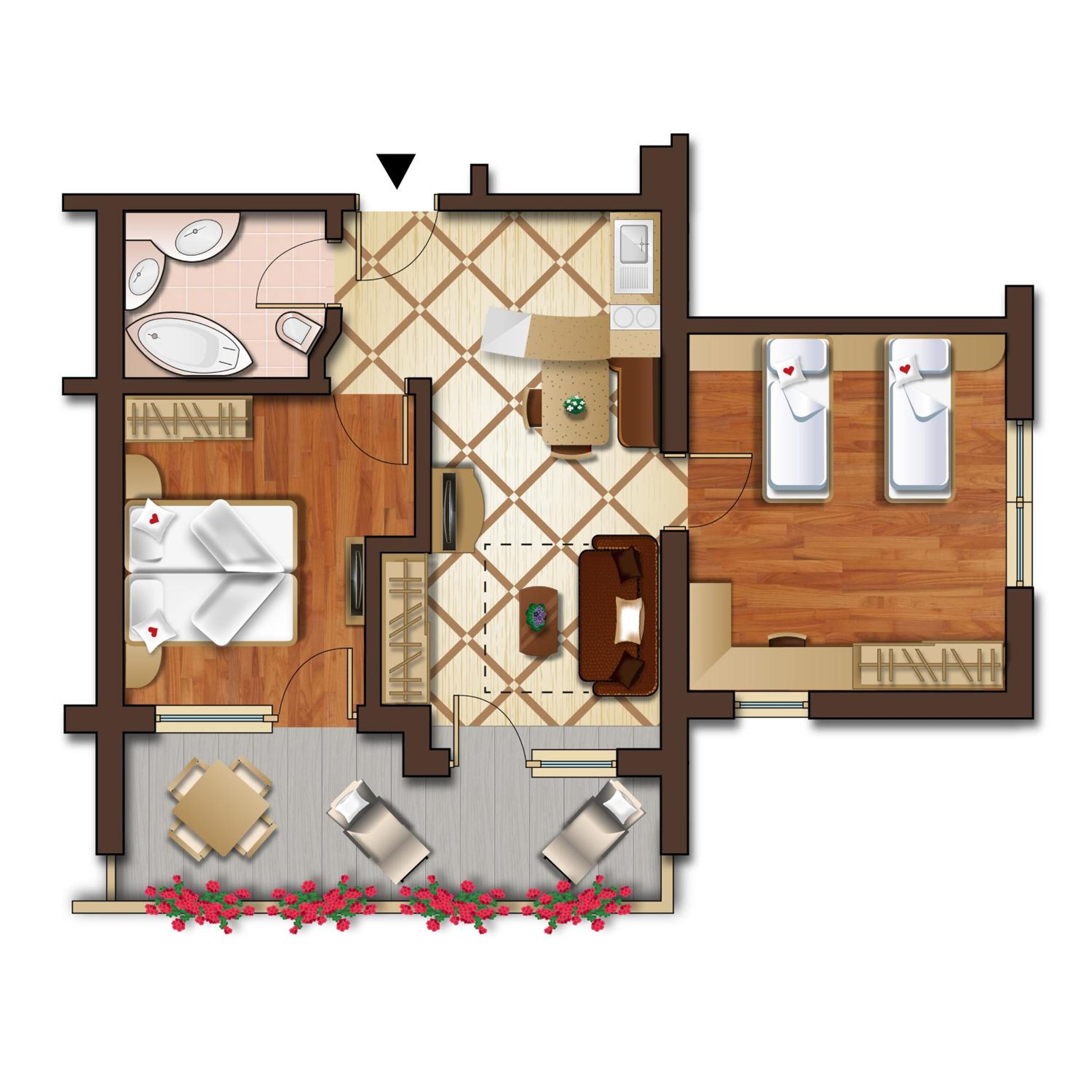 Apartment With Mountain View photo 3