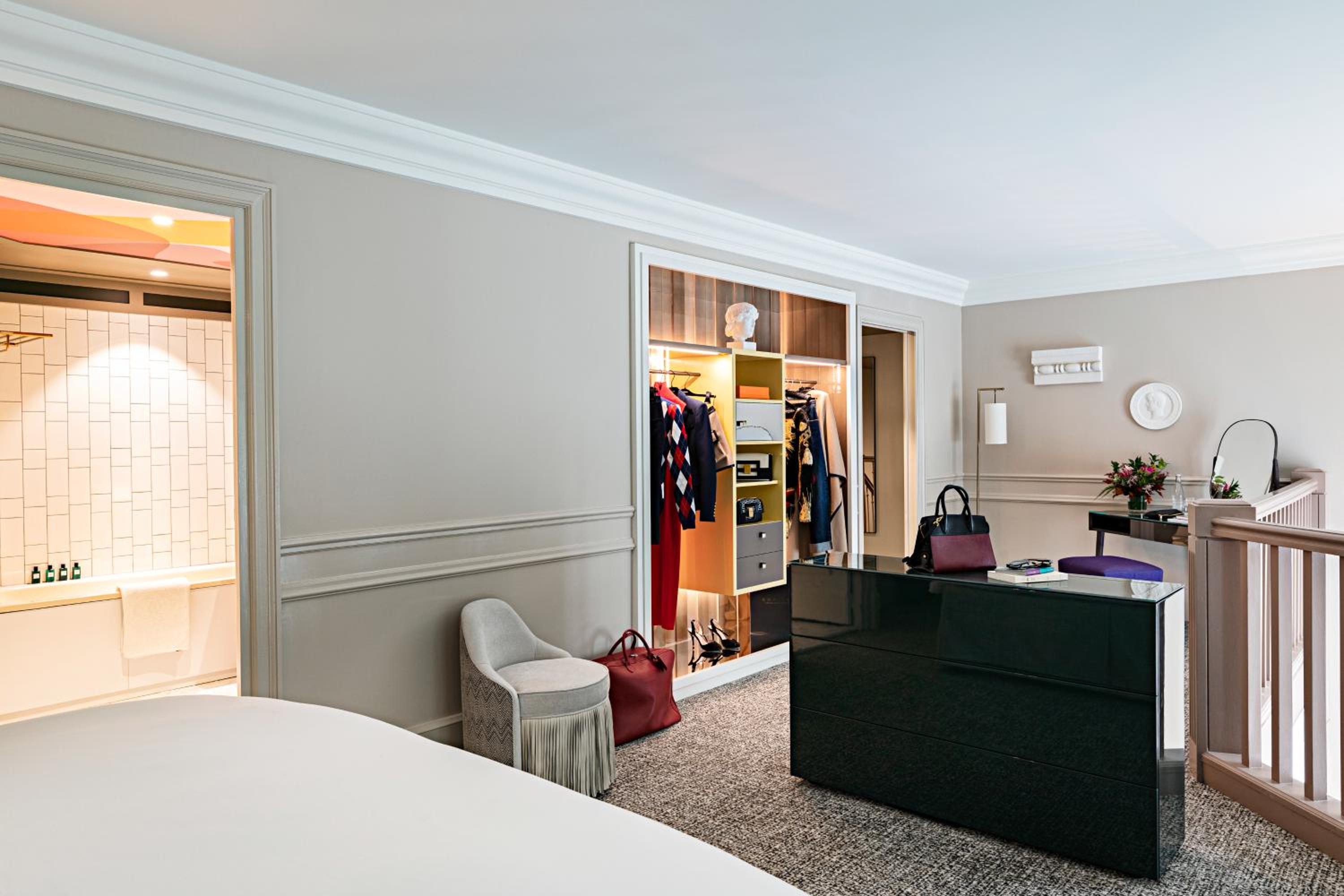 Suite Opéra Lit King-Size en Duplex avec Salon et Balcon