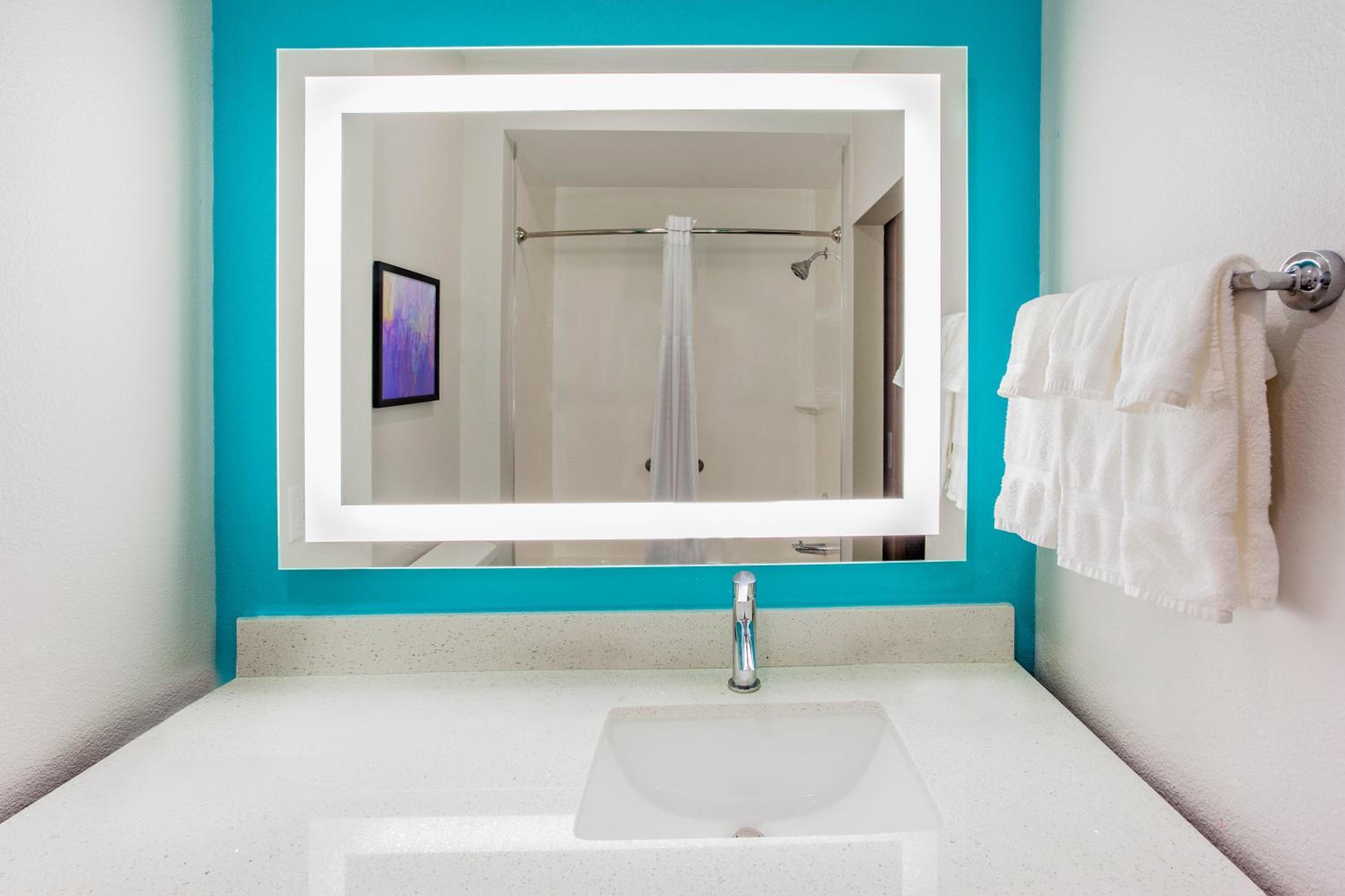 1 King Bed, Deluxe Mobility/Hearing Accessible Room, Roll-In Shower, Non-Smoking - Photo 2