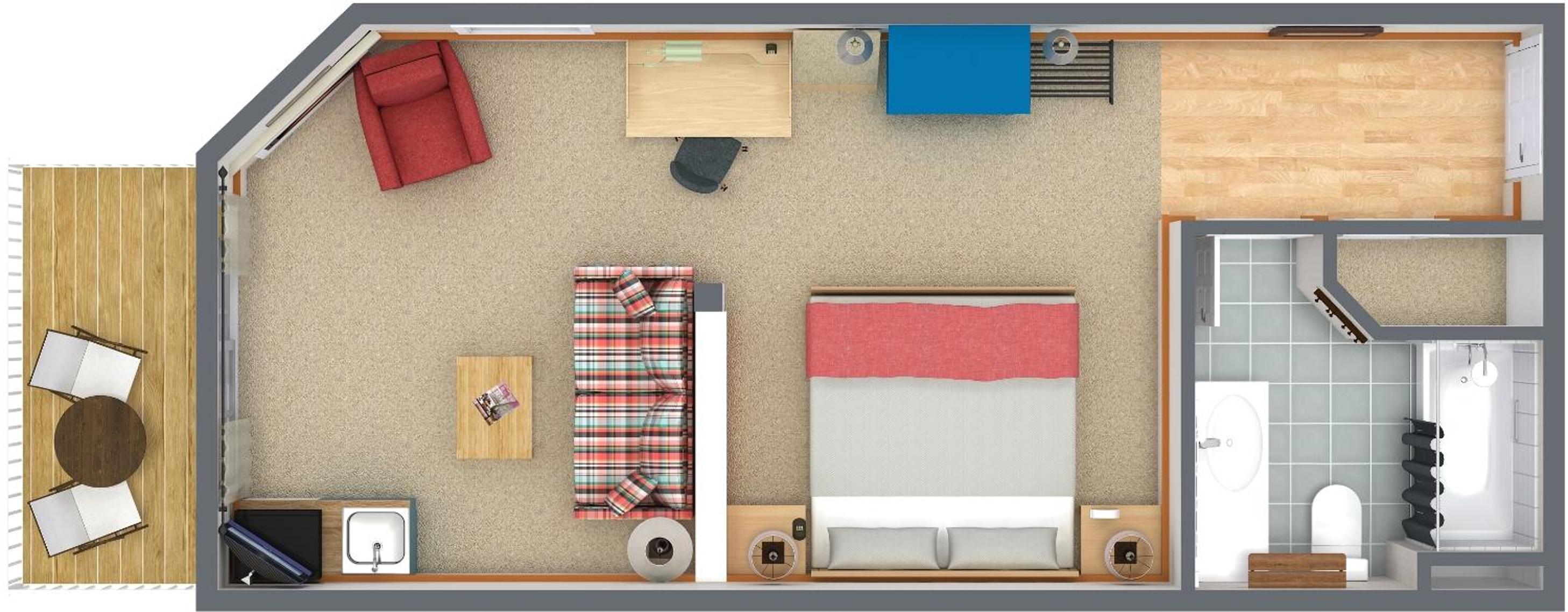 Deluxe King Room with Fireplace - Photo 4