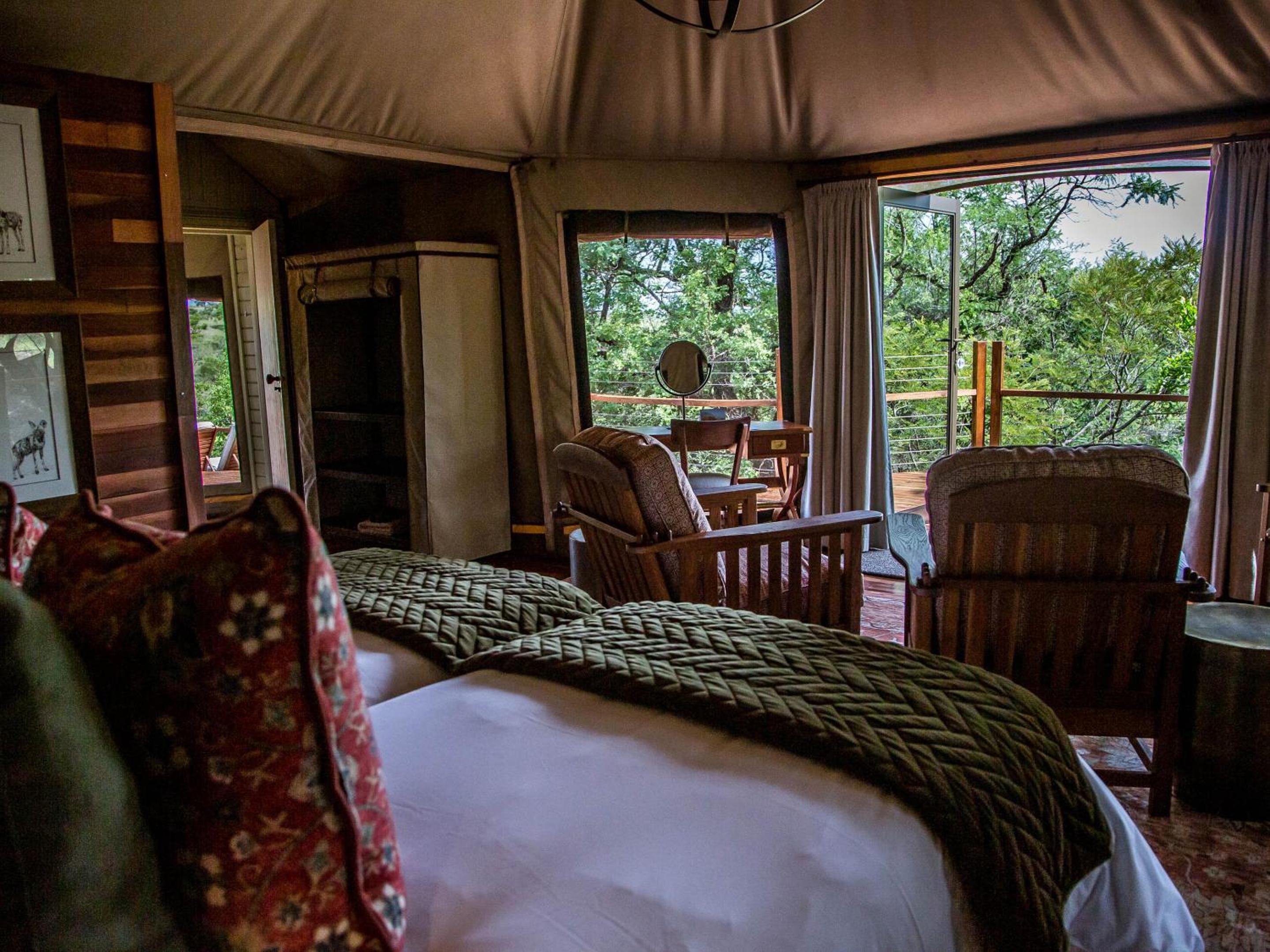 Deluxe Tent with Private Plunge Pool with 2 Game Drives