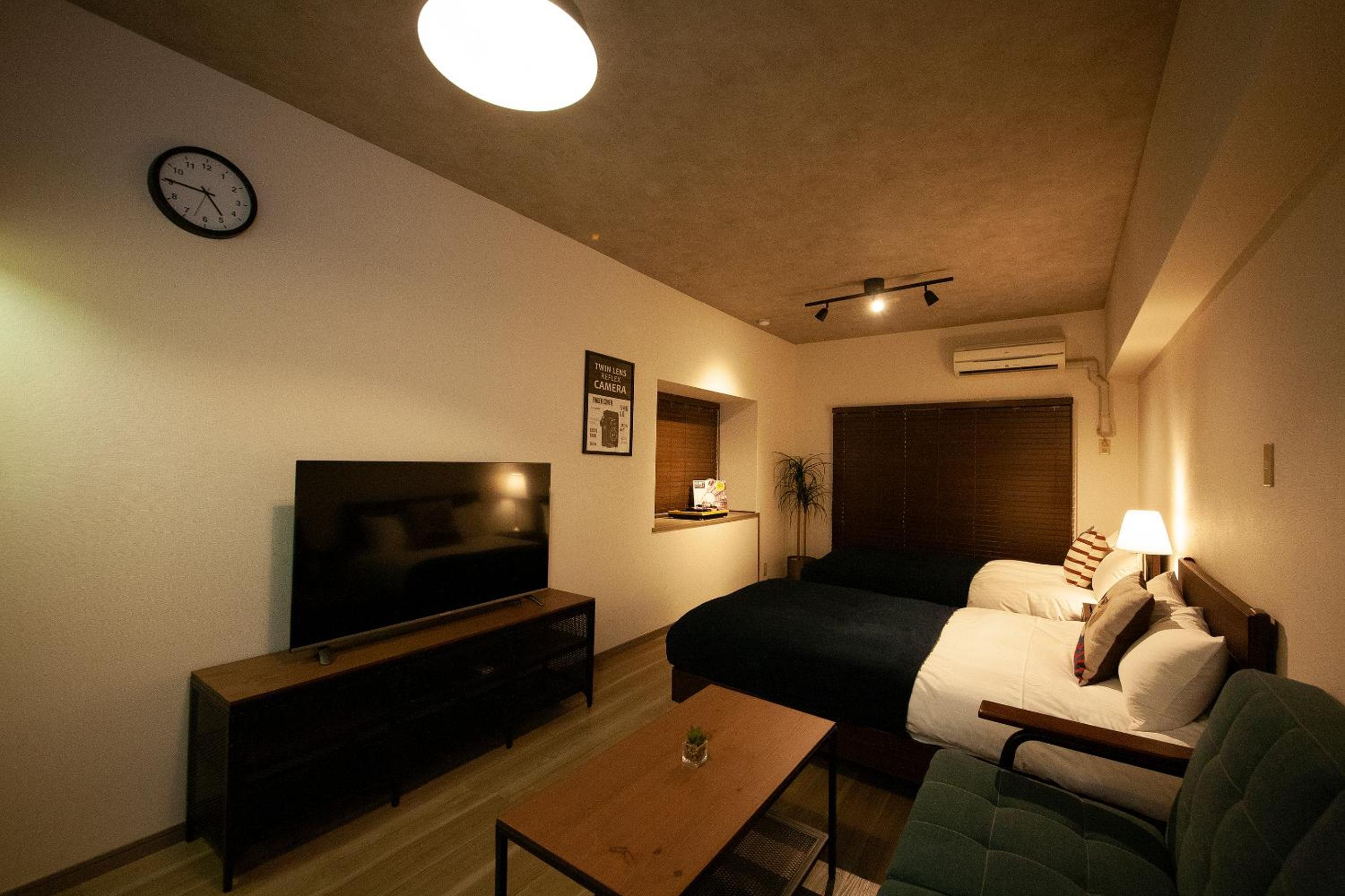 Deluxe Room (Two Small Double Beds and One Sofa) with Kitchen - Non-Smoking - Cleaning Fee Extra - No Cleaning for Consecutive Night Stays - Photo 5