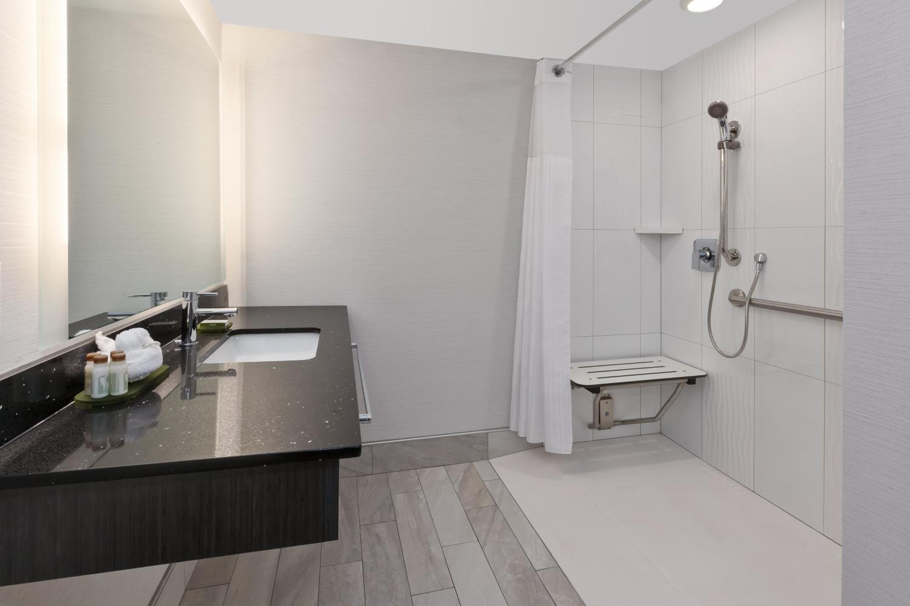 Queen Room - Hearing Accessible Roll in Shower/Non-Smoking - Photo 6