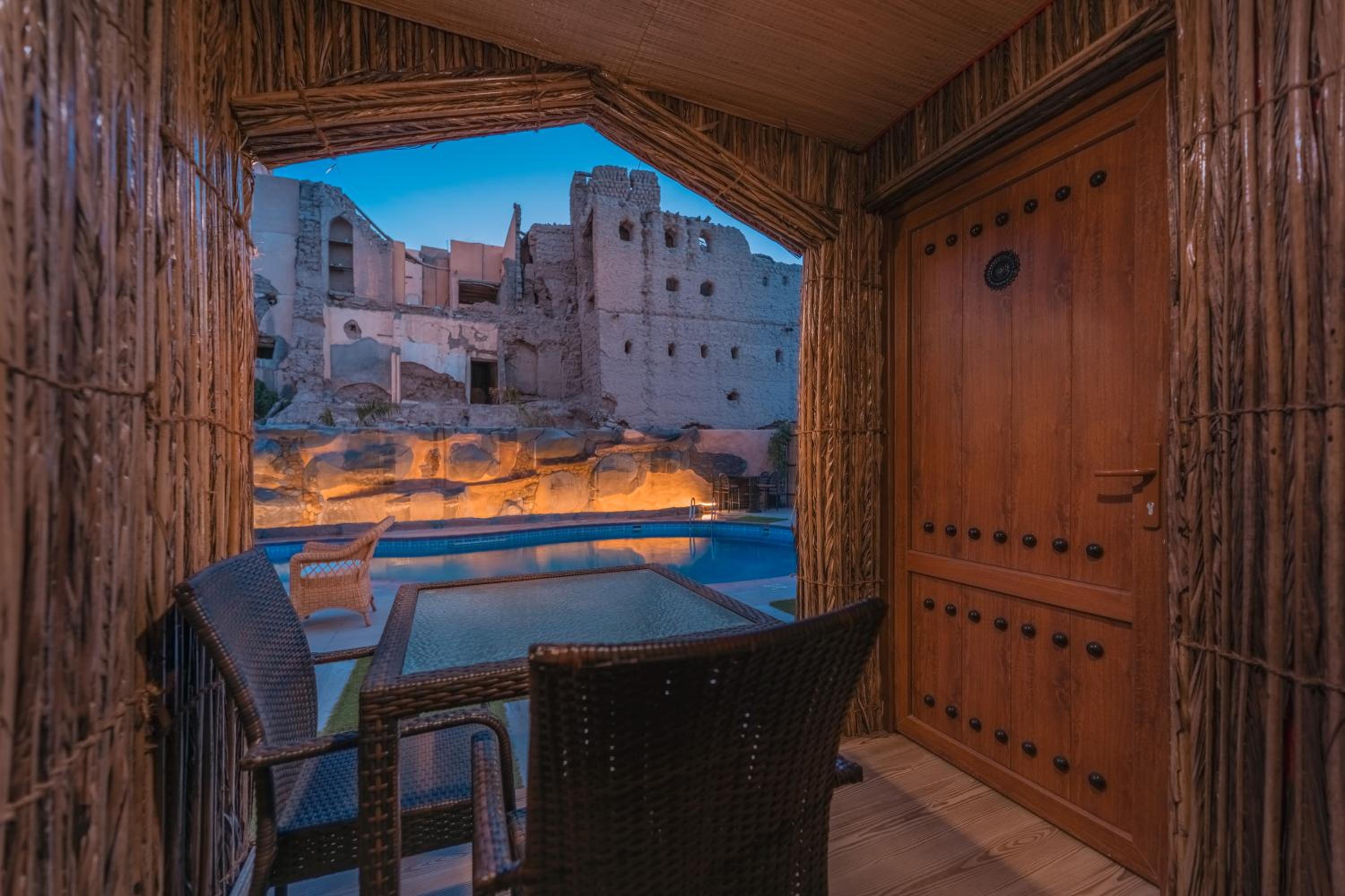 Twin Room with Pool View photo 3