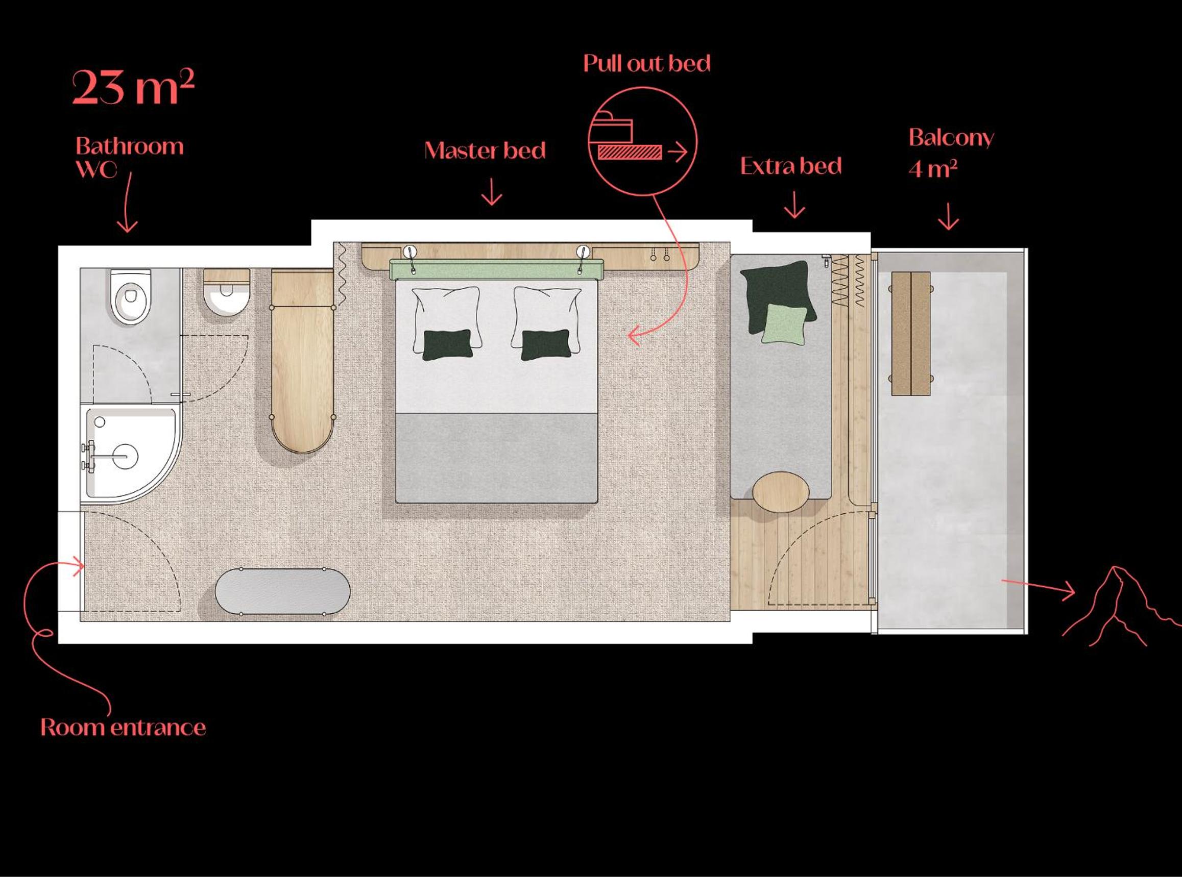 Deluxe Double Room with Balcony - Photo 7