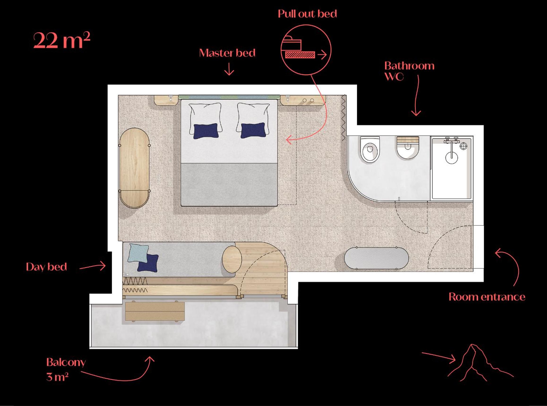 Double Room with Balcony - Photo 9