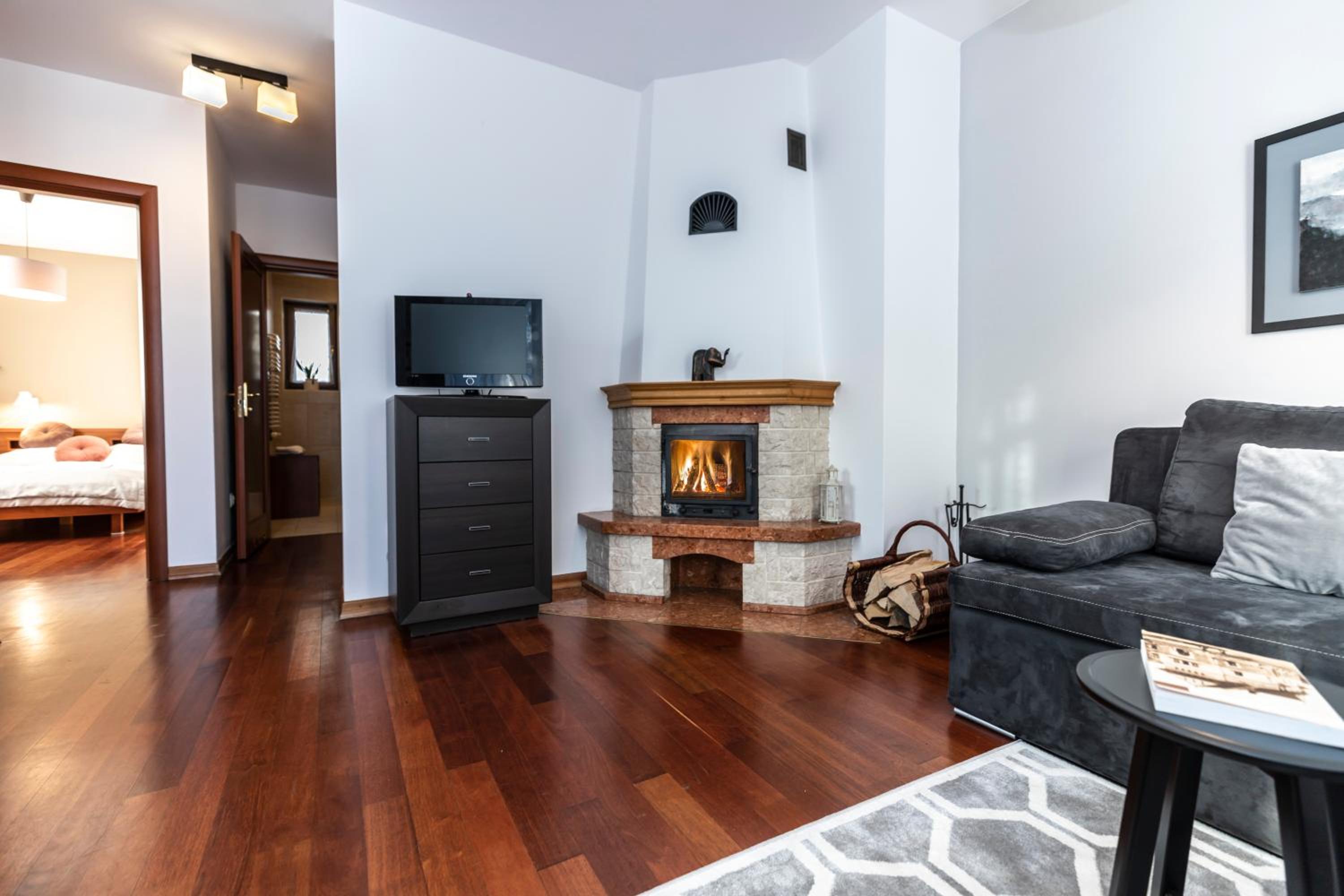 Apartment with Fire Place and Balcony