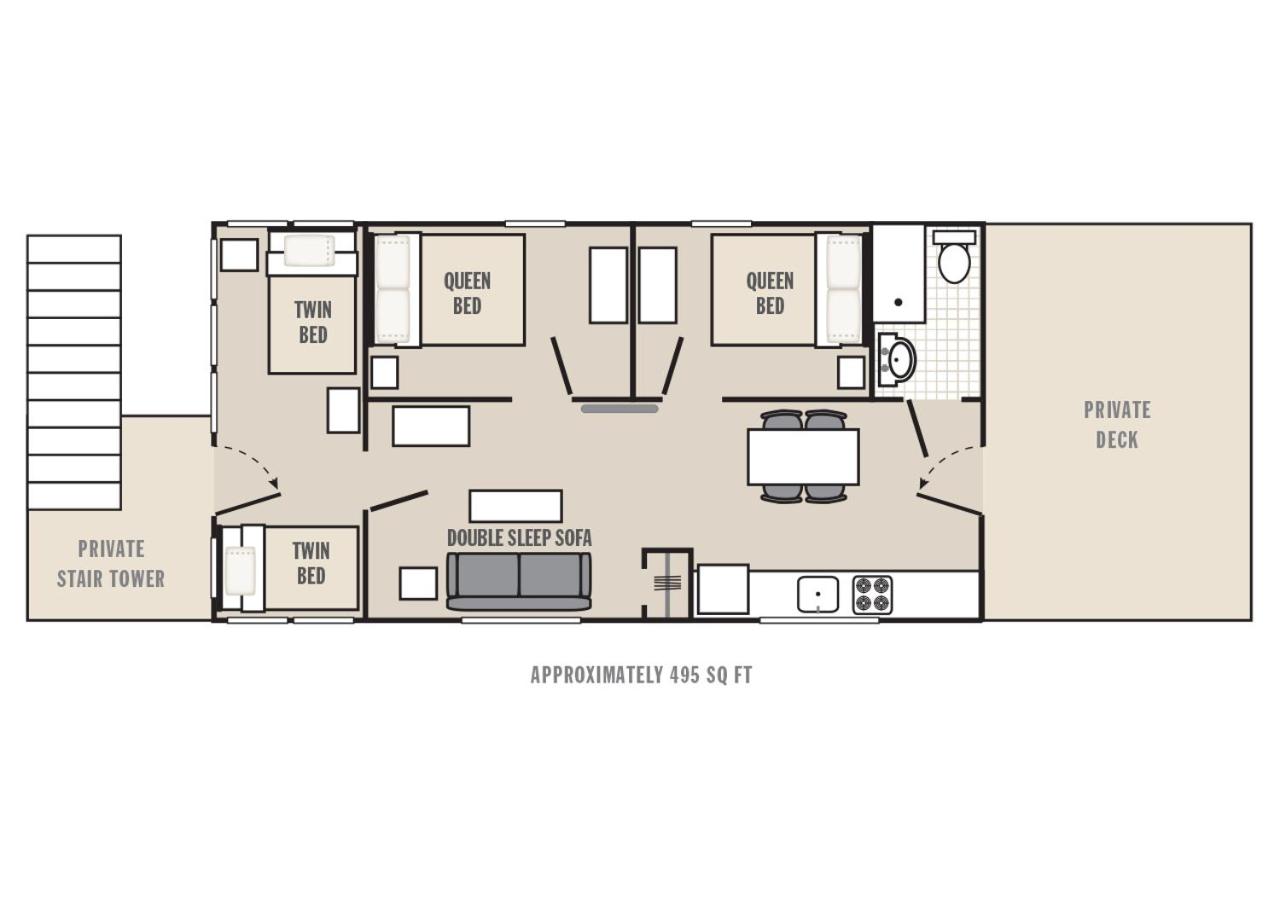 Three-Bedroom Apartment (4 Adults + 4 children) photo 3