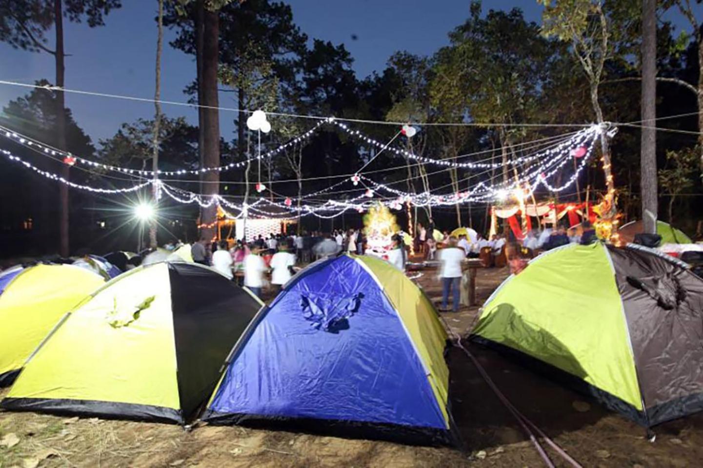 Couple Camping