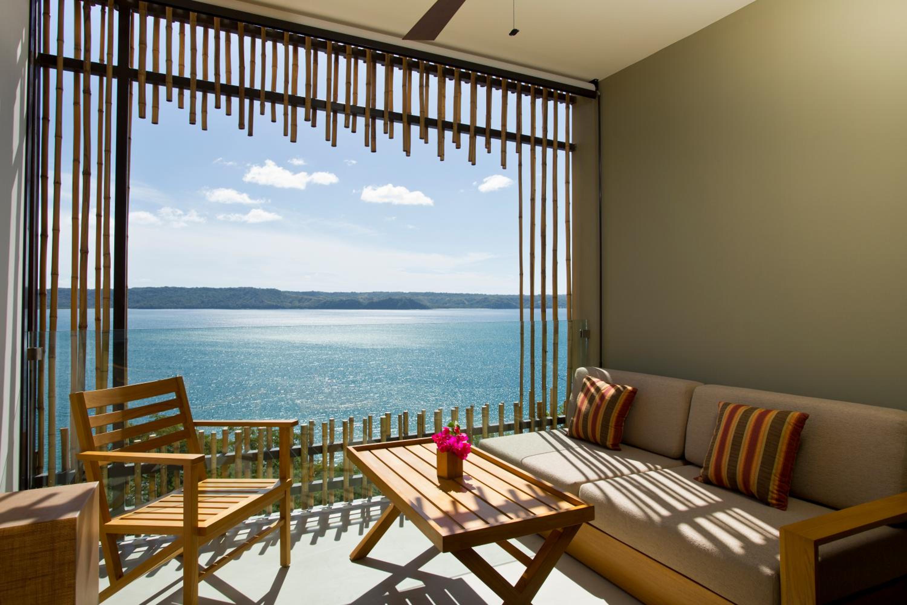 Double Room with Two Double Beds and Bay View