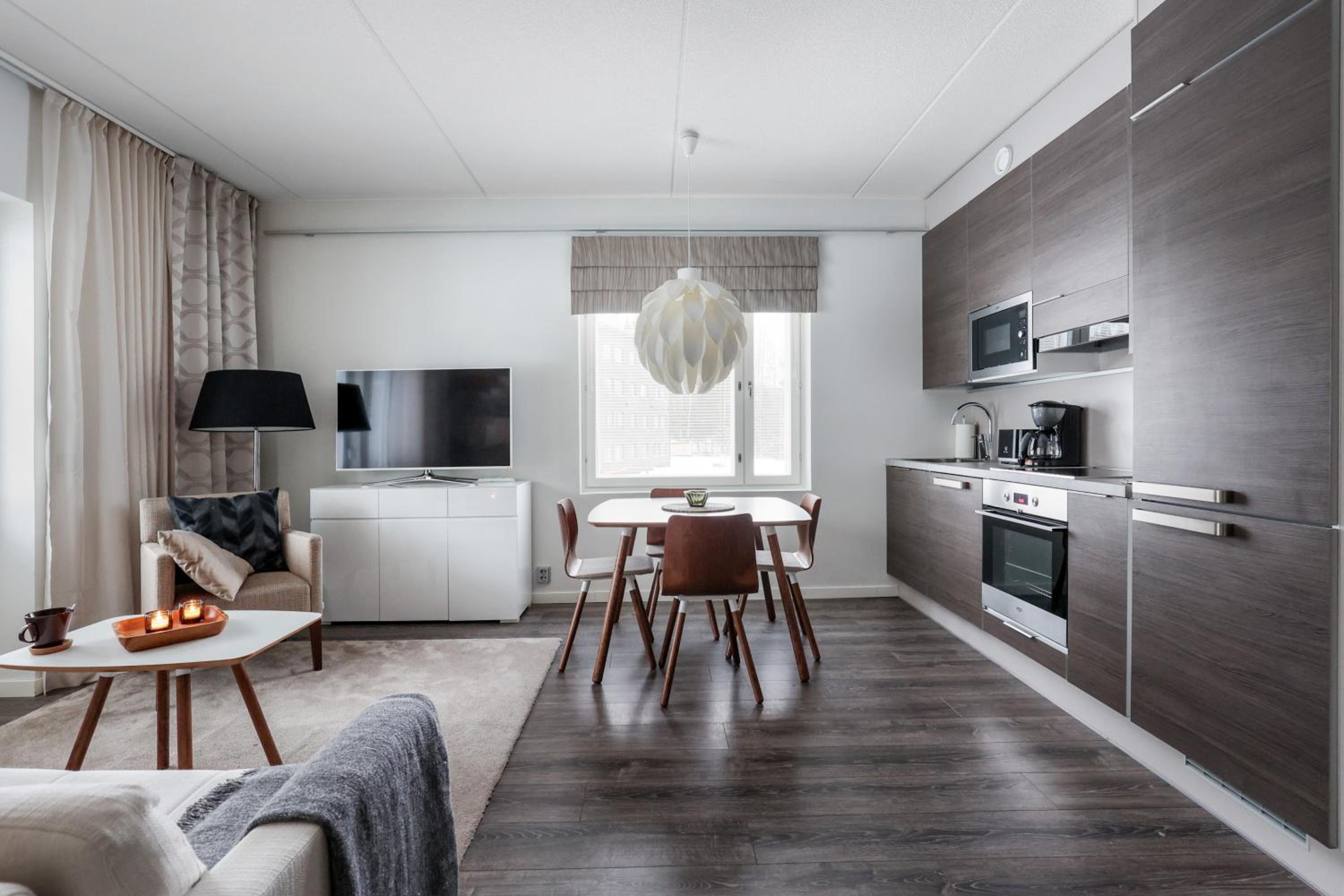49 m2 apartment with sauna and balcony