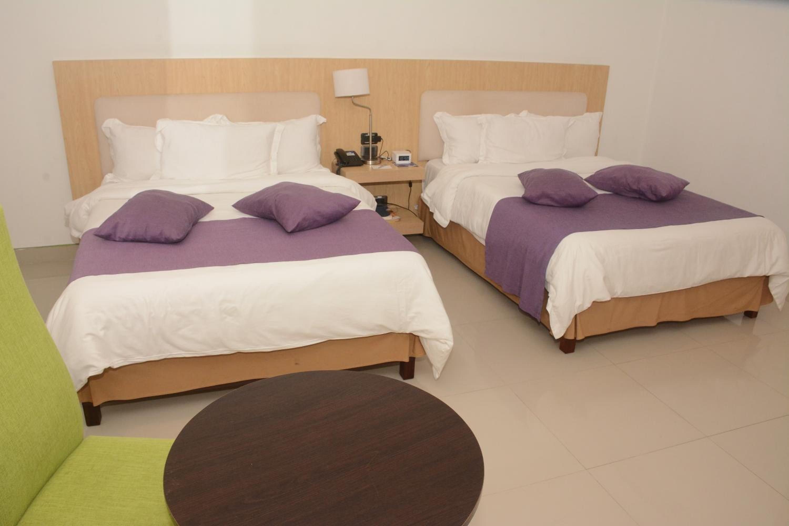 Double Room with Two Double Beds with City View - Non-Smoking photo 2