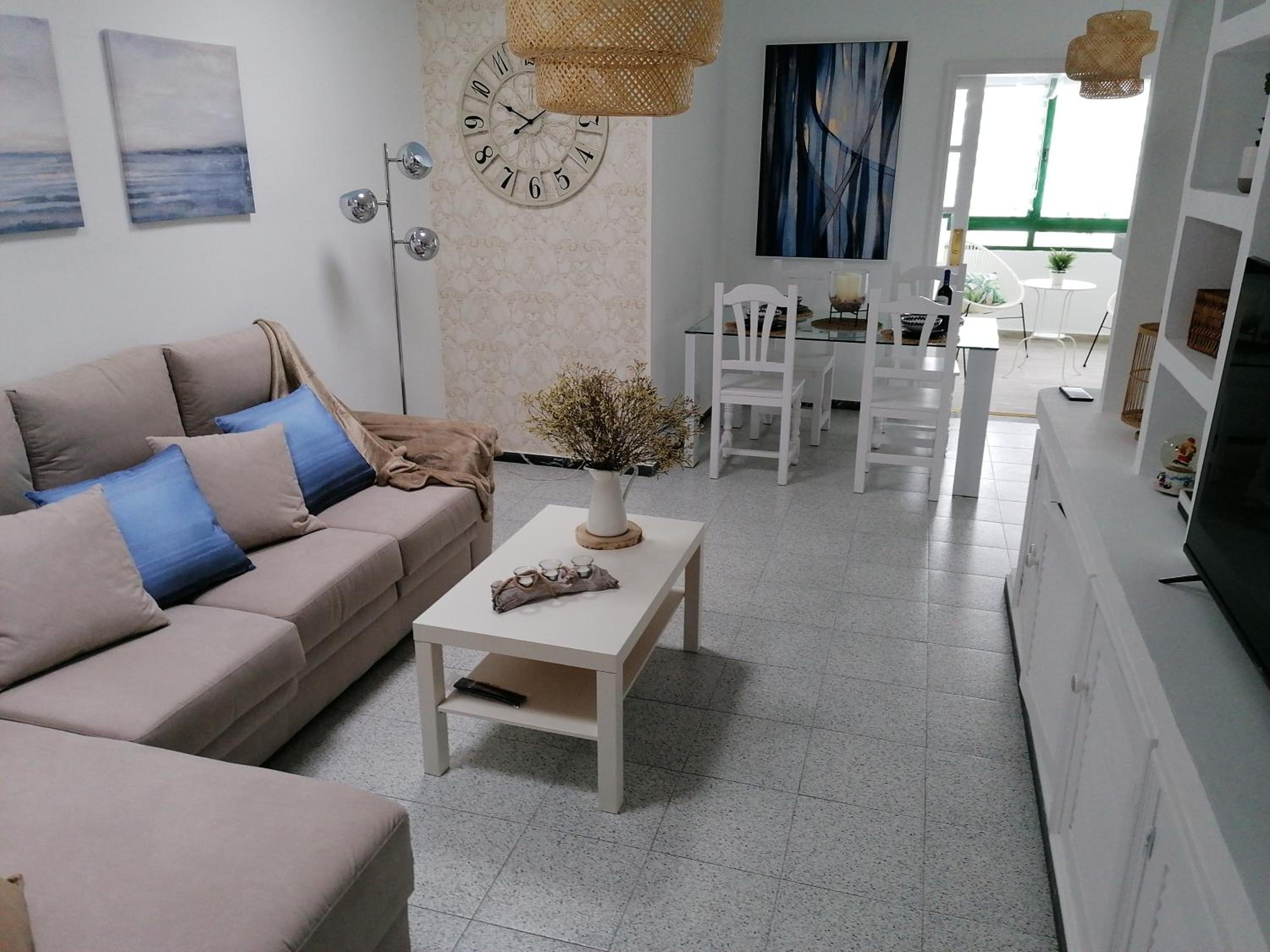 Apartamento con vista al jardín