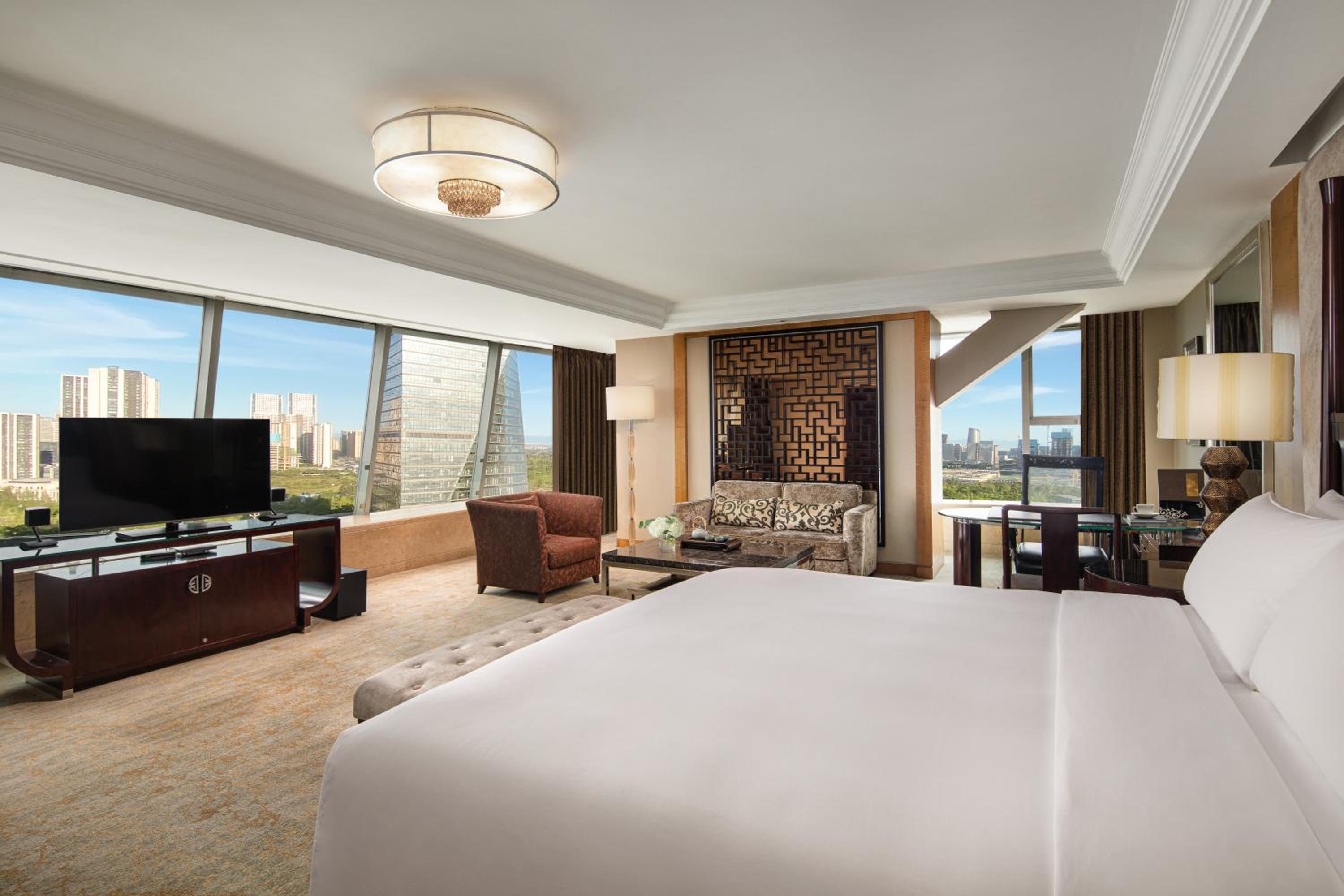 1 King Bed Premier Suite Living Dining Area - Photo 1
