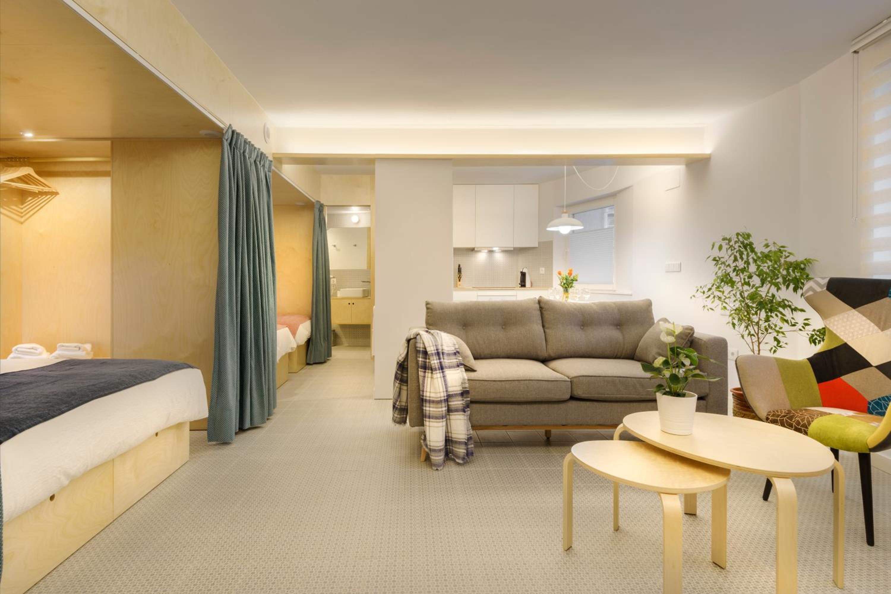 Apartamento de dos habitaciones
