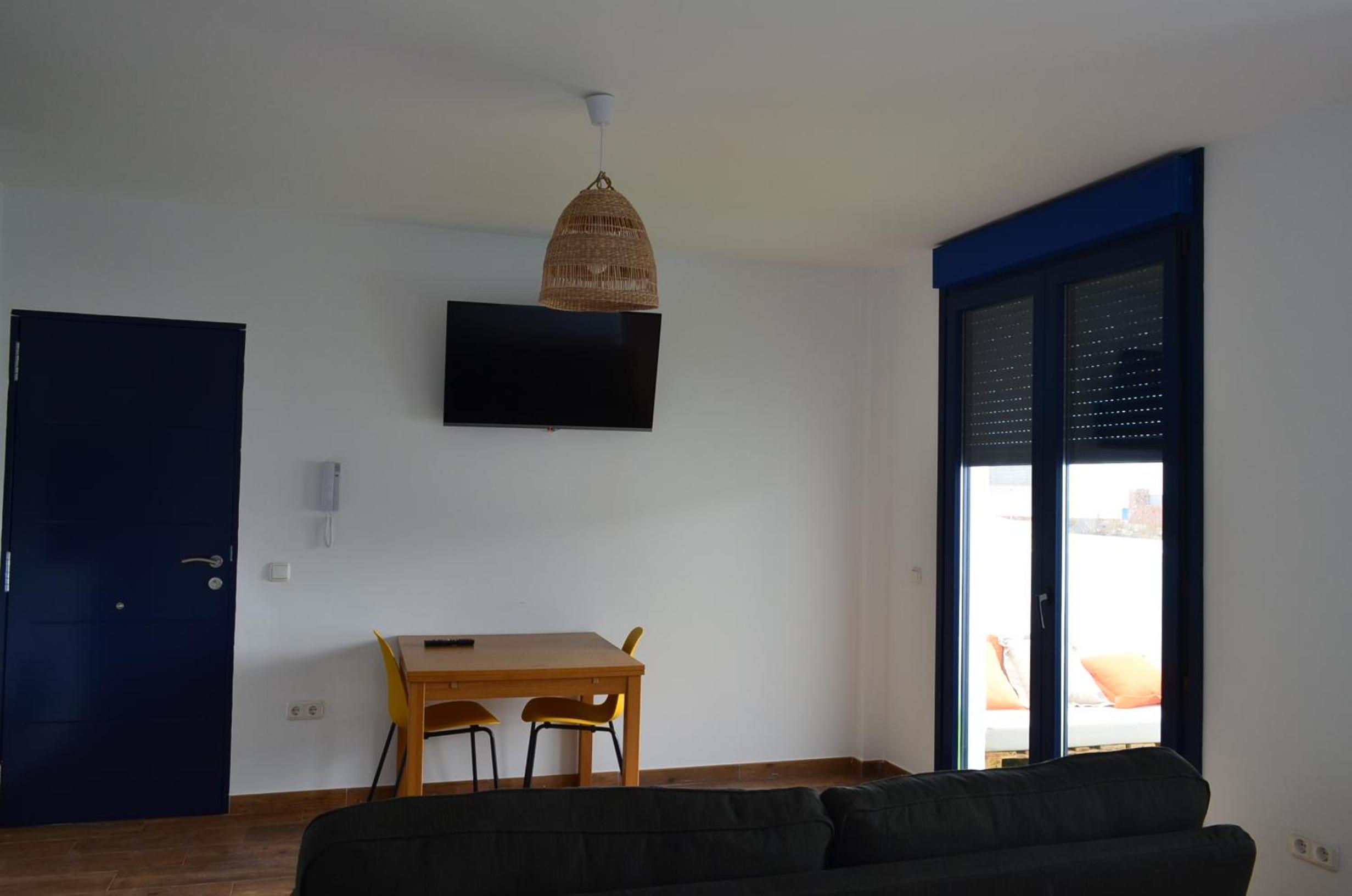 Estudio con terraza