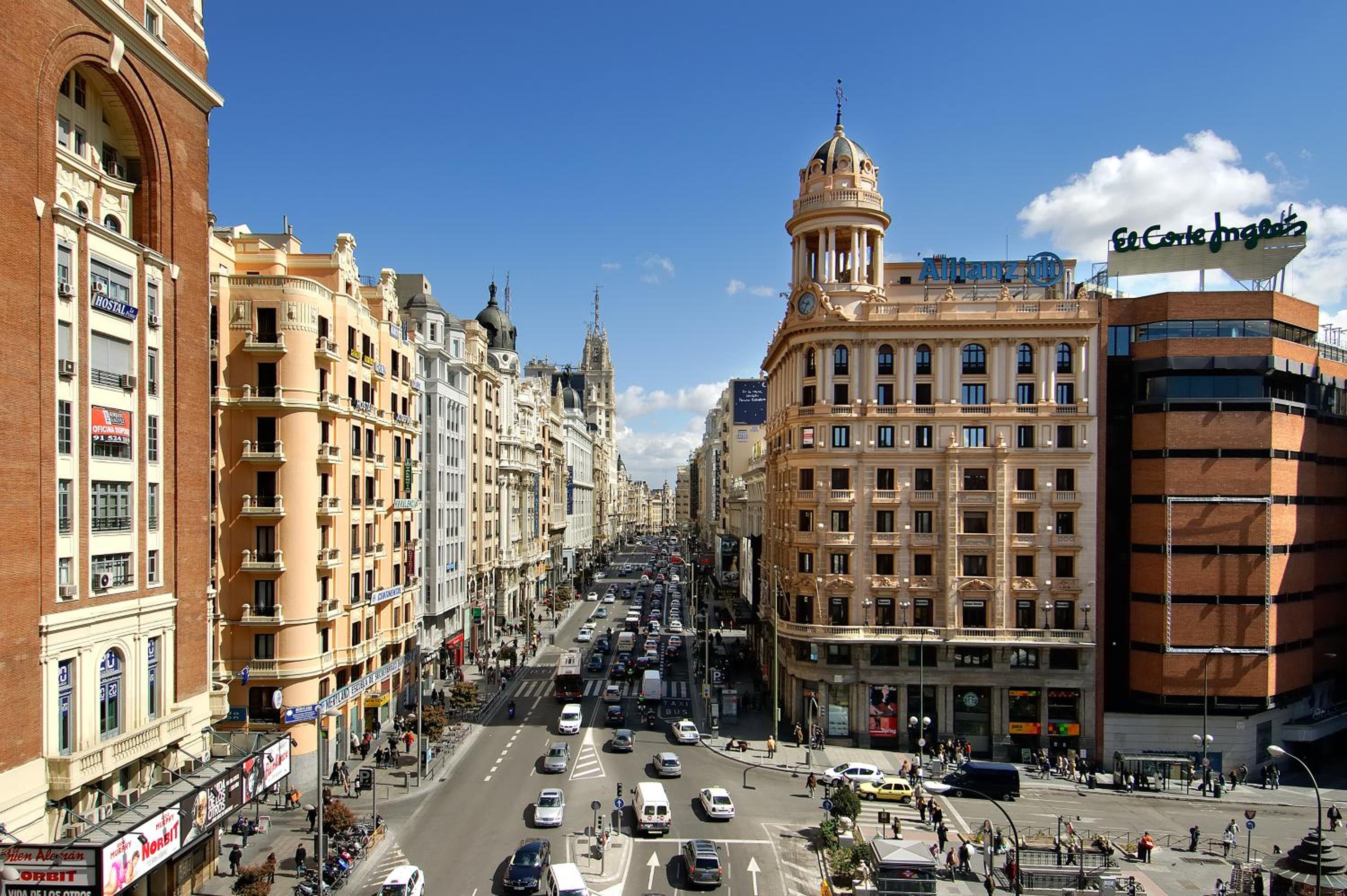 Deluxe Double Room with Gran Via Views