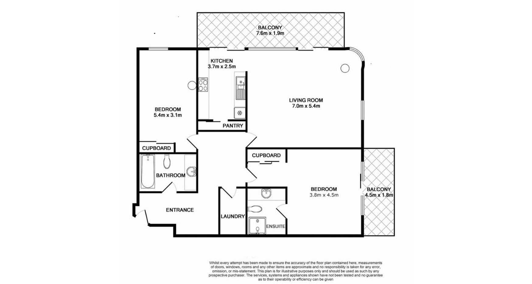 Deluxe Two-Bedroom Apartment photo 3