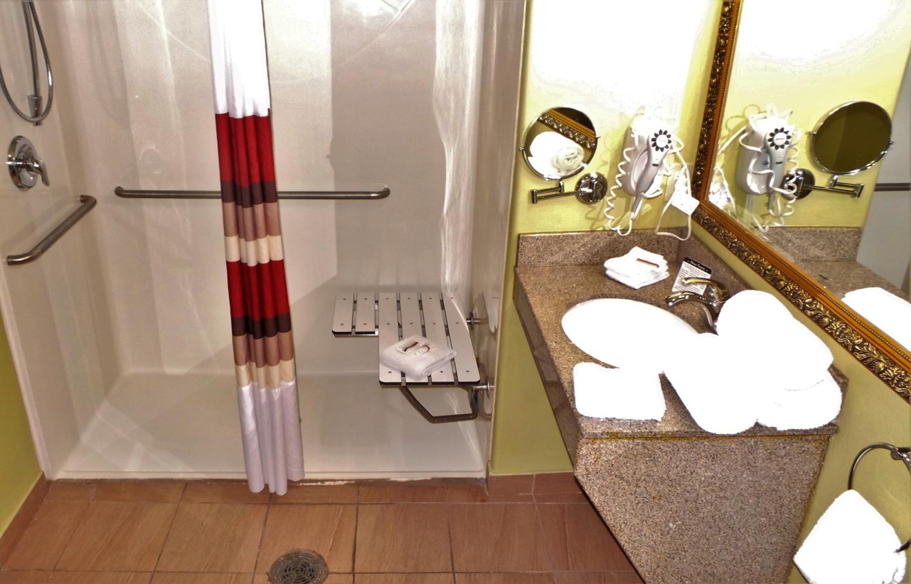 Deluxe Room with Two Queen Beds Disability Access Roll-In Shower Non-Smoking photo 3