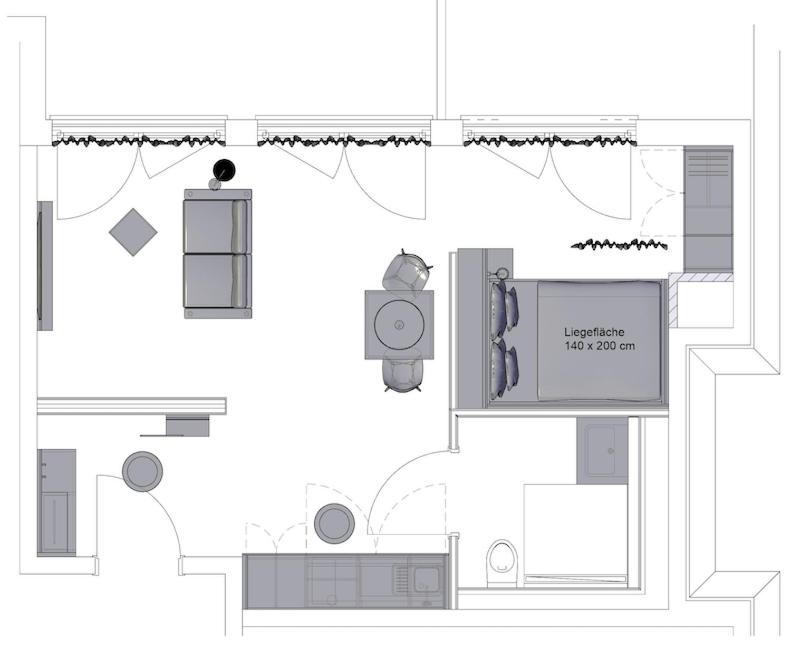 One-Bedroom Apartment