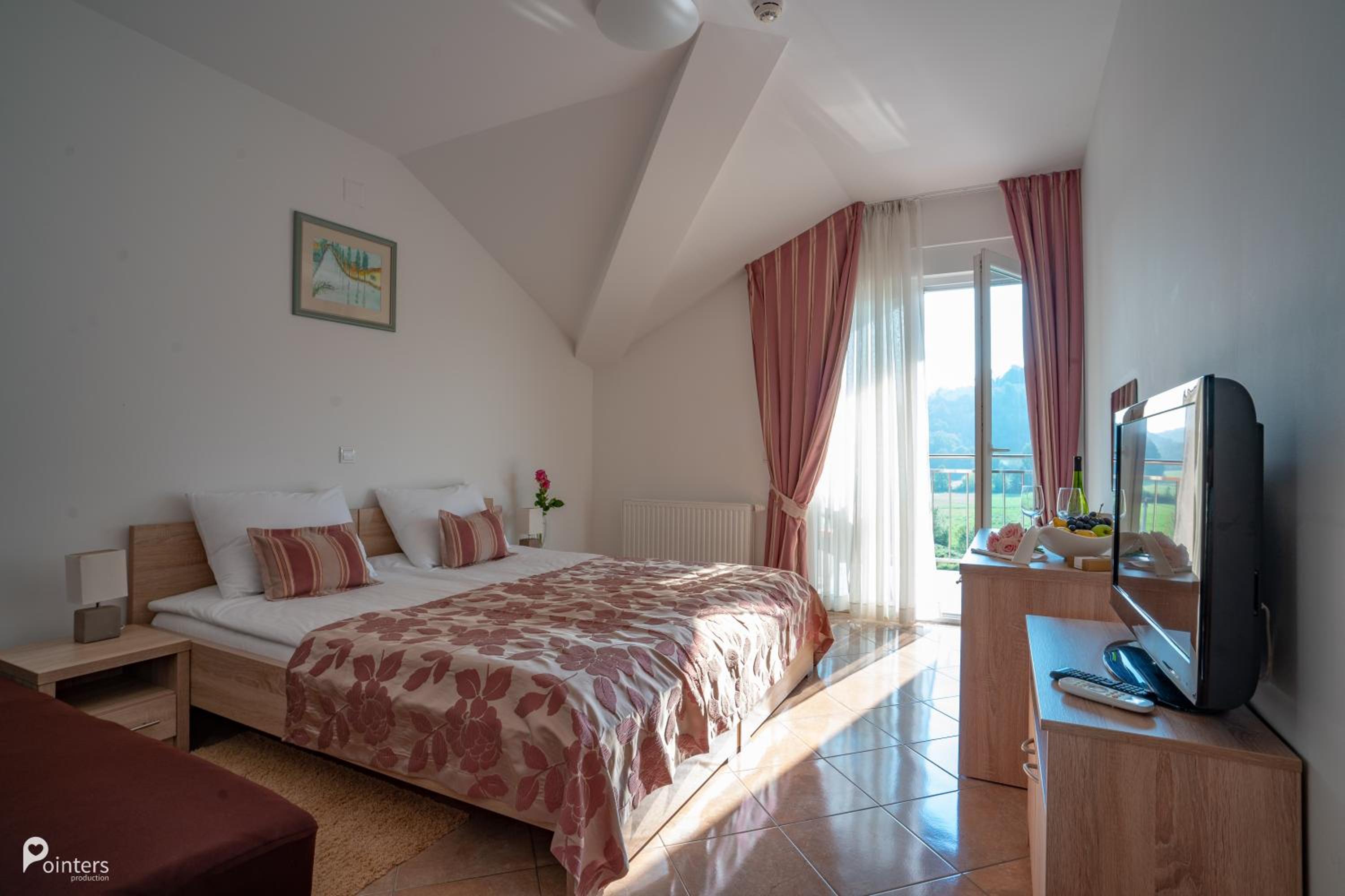 Double or Twin Room with Balcony and River View