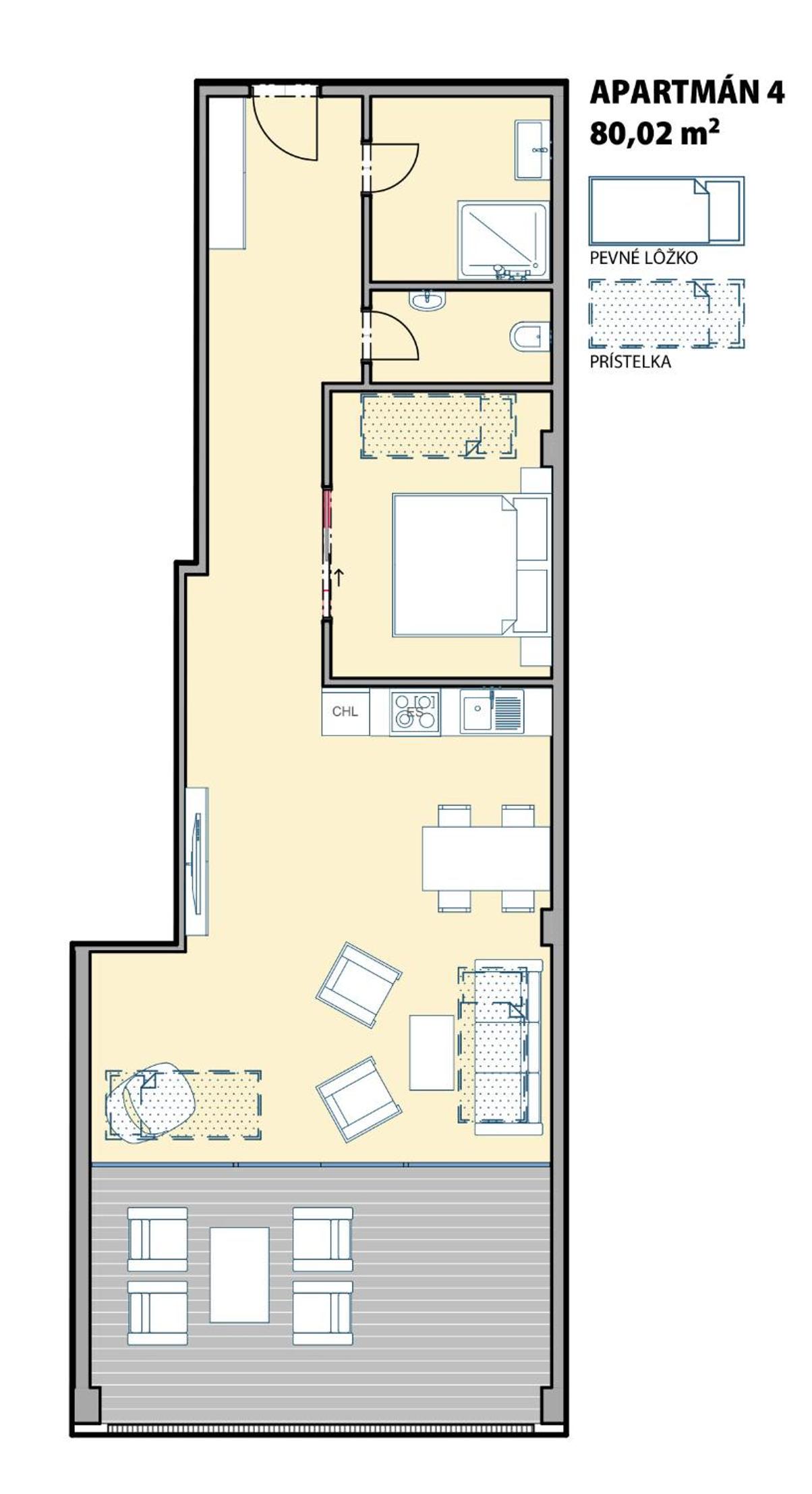 Apartment with Terrace - Photo 2