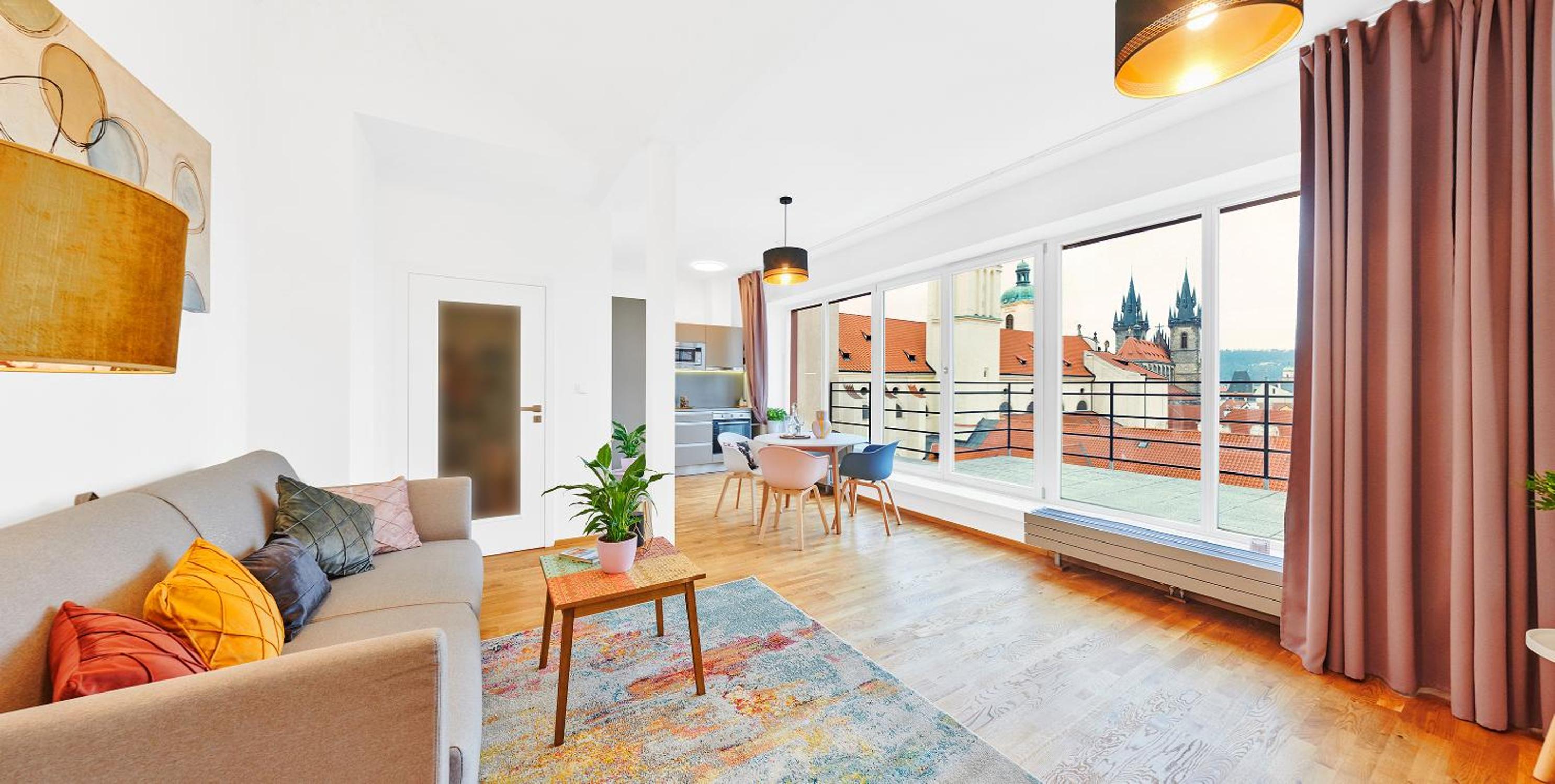 Two-Bedroom Apartment with Terrace on Top Floor