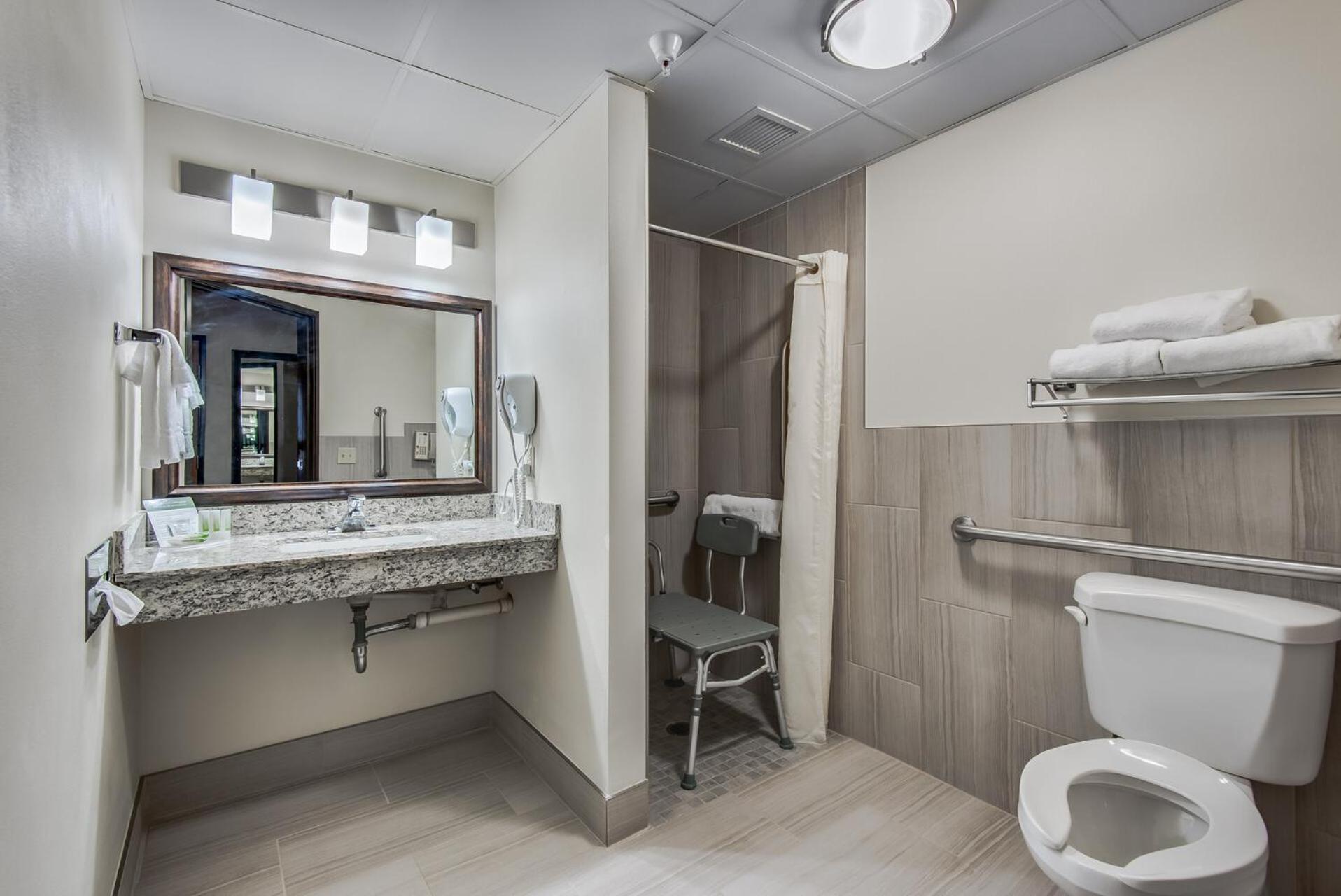 Queen Room with Roll-In Shower - Mobility Accessible/Non-Smoking - Photo 3