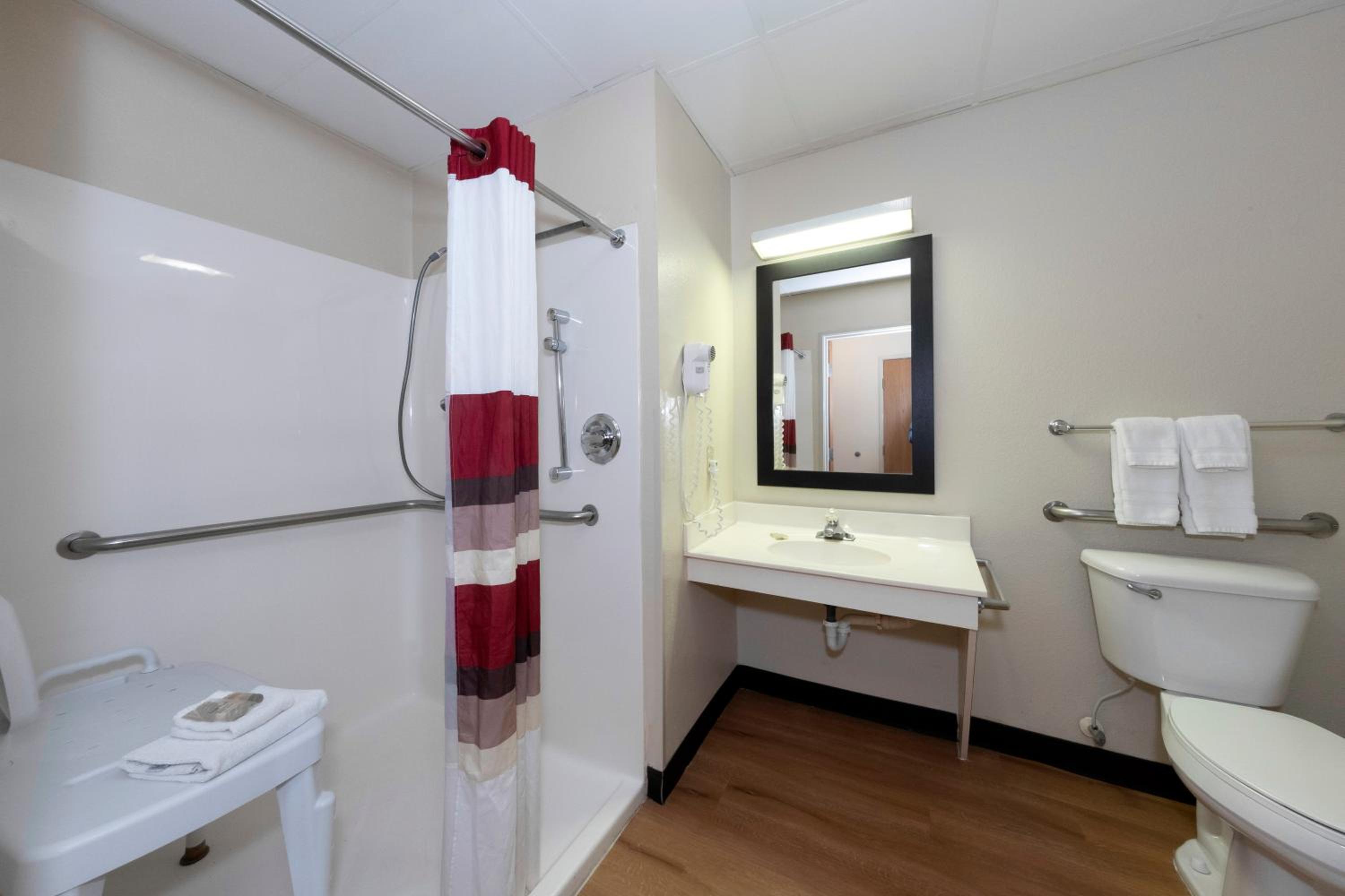 Deluxe Double Room with Two Double Beds - Disability Access/Roll-in Shower Non-Smoking