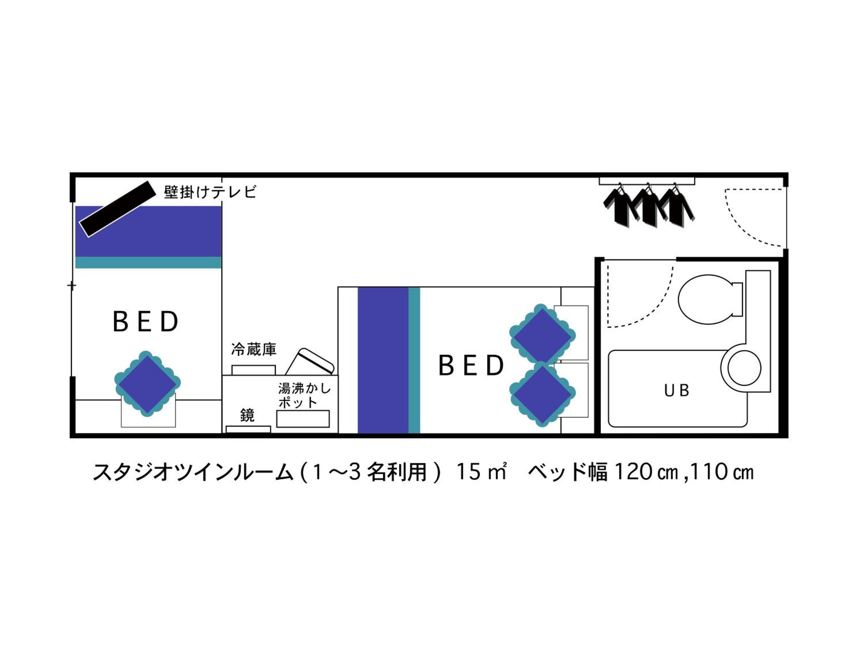 Economy Twin Room - Photo 3