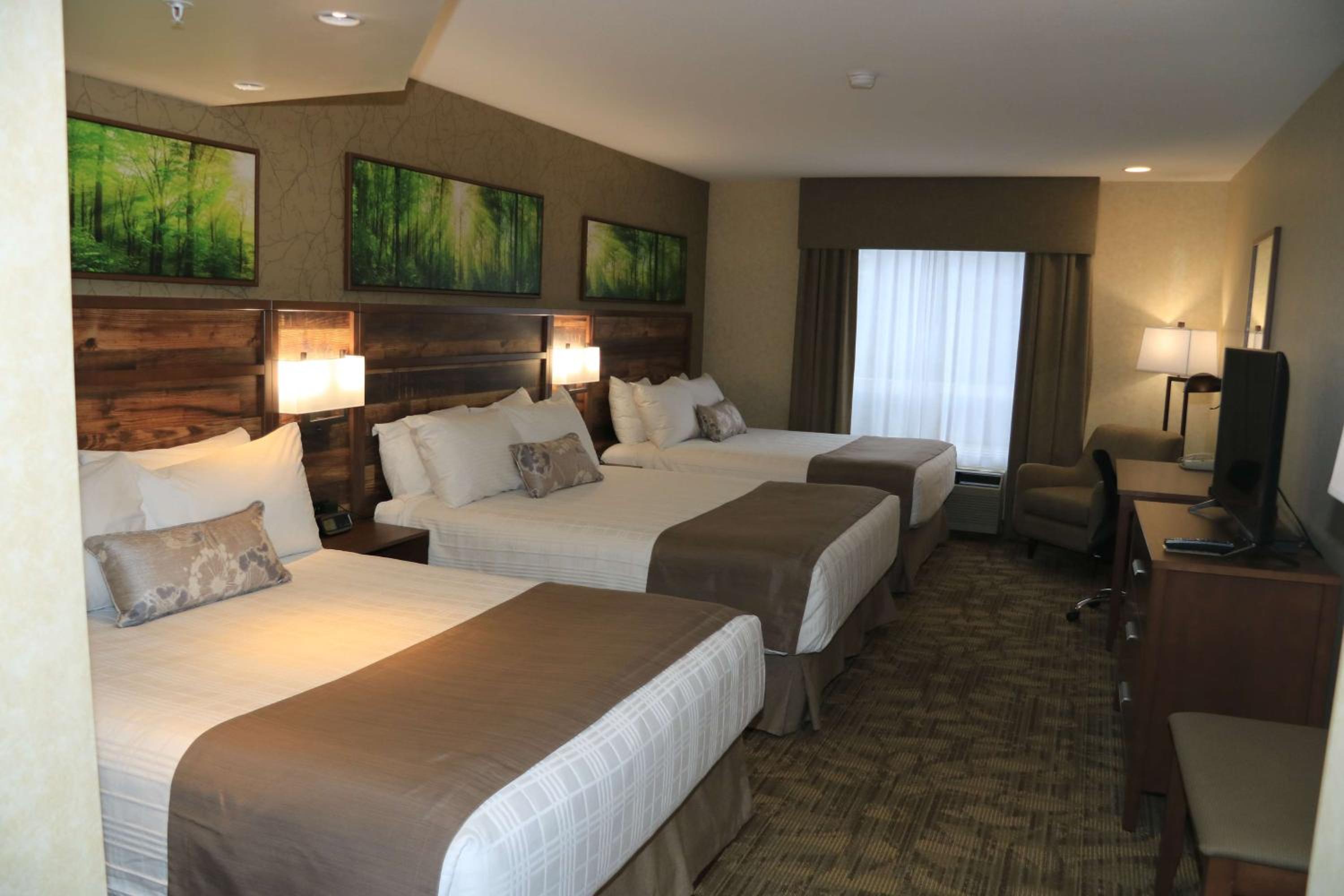 Queen Room with Three Queen Beds - Non-Smoking/First Floor