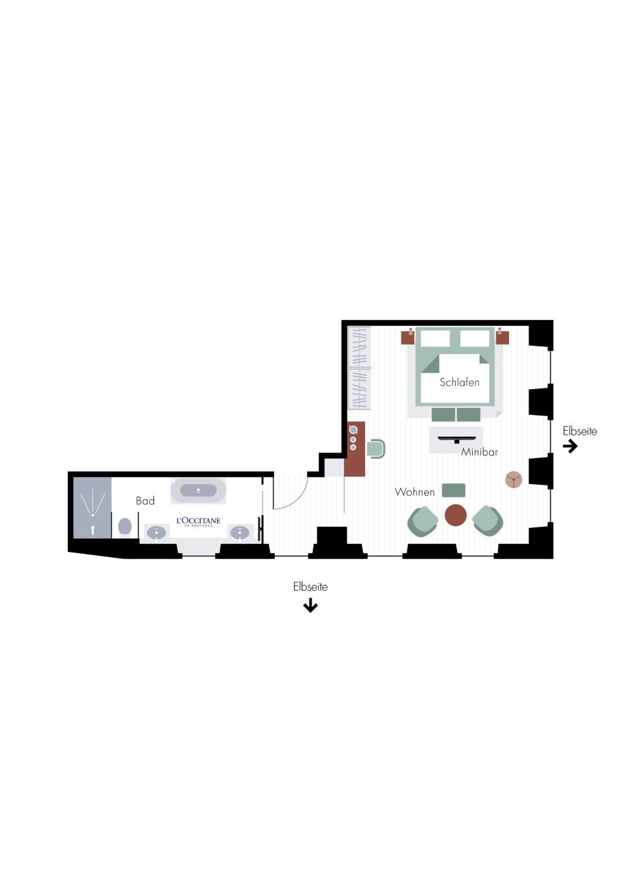 Junior Suite Deluxe, 1-Schlafzimmer-Junior-Suite, 1 King Junior Suite Deluxe, 1-Schlafzimmer-Junior-Suite, 1 King