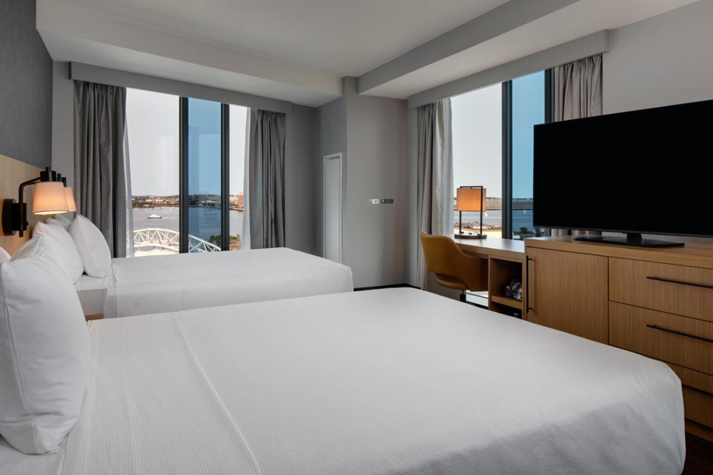 Queen Room with Two Queen Beds, View and Roll-In Shower - Disability Access - Photo 1