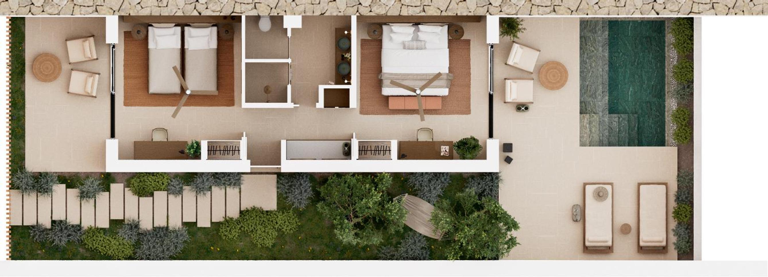 Two Bedroom Corfiot Suite with Private Pool - Photo 5