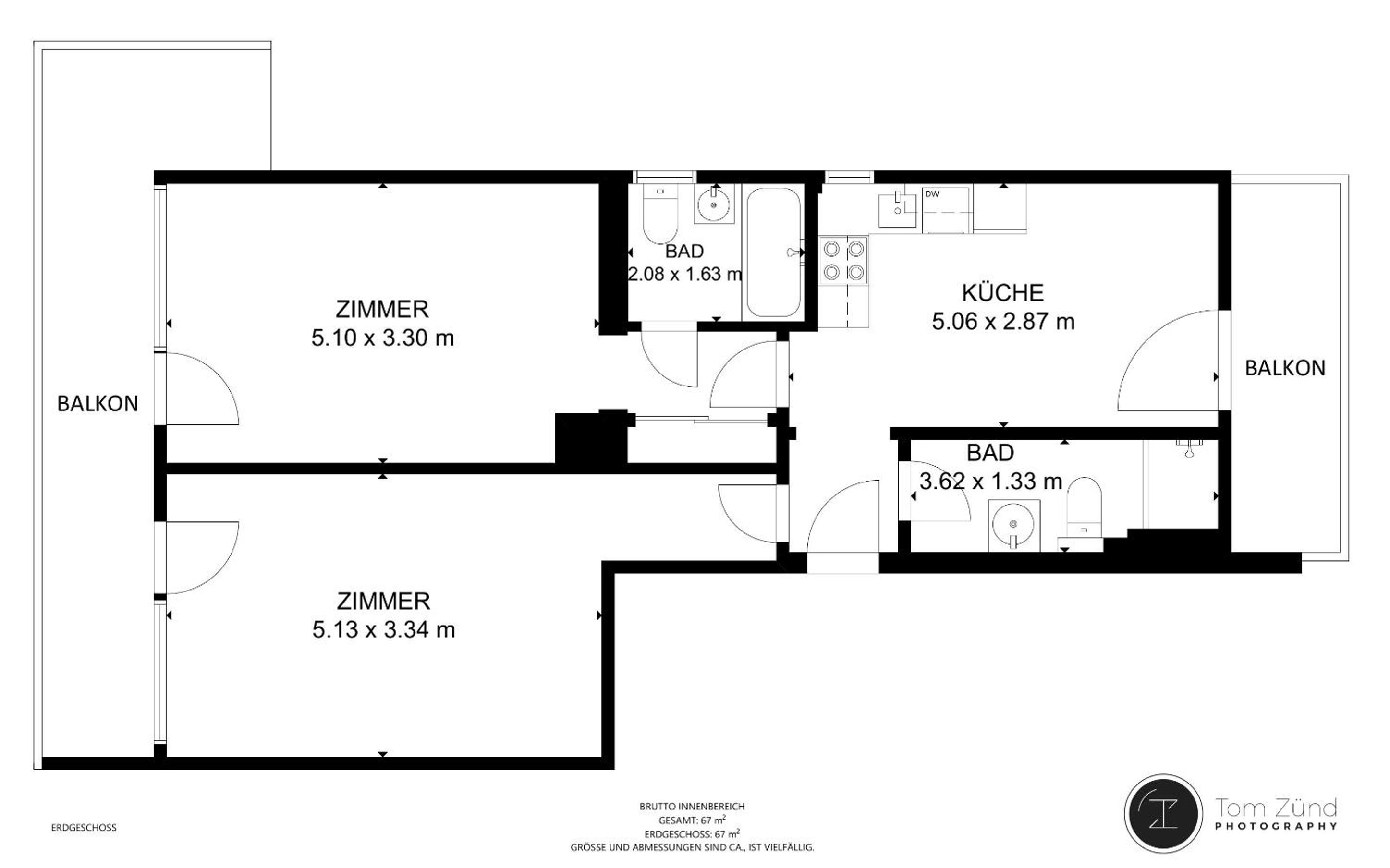 Standard Two-Bedroom Apartment photo 3