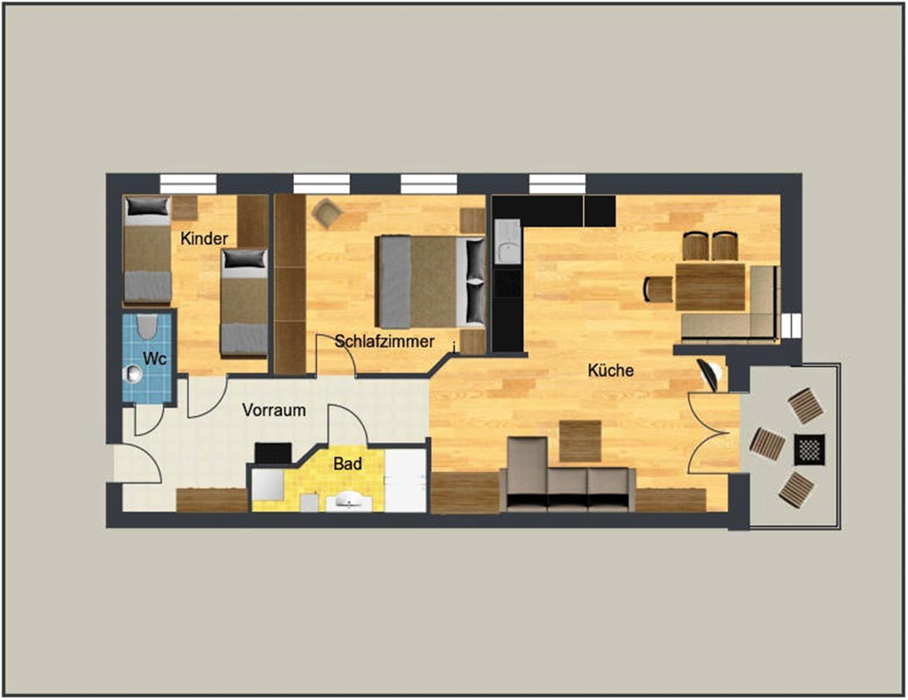 Two-Bedroom Apartment photo 3
