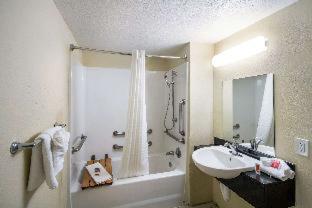Double Room with Two Double Beds and Roll-in Shower - Mobility Access/Non-Smoking photo 2