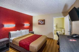 Double Room with Two Double Beds and Roll-in Shower - Mobility Access/Non-Smoking photo 2