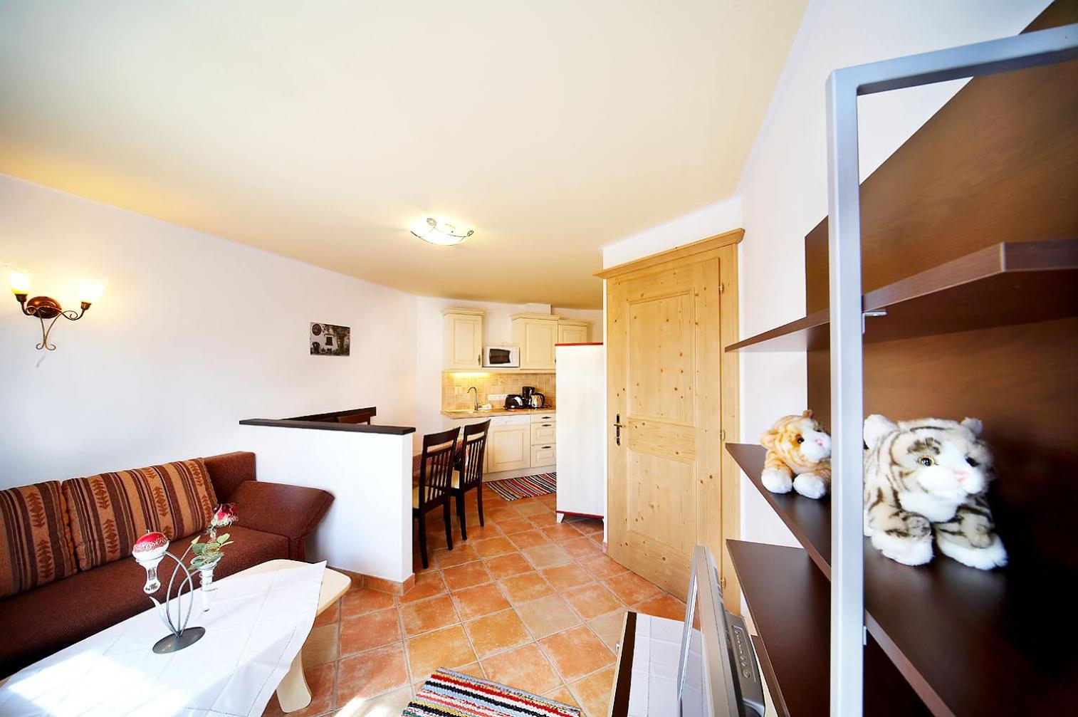 One-Bedroom Apartment with Balcony and Mountain View photo 1