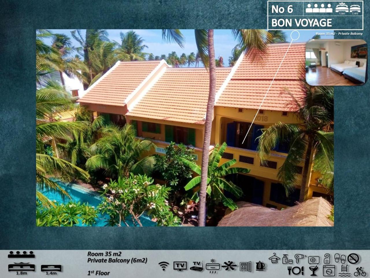 Deluxe Quadruple Room with Balcony - Top Floor photo 3