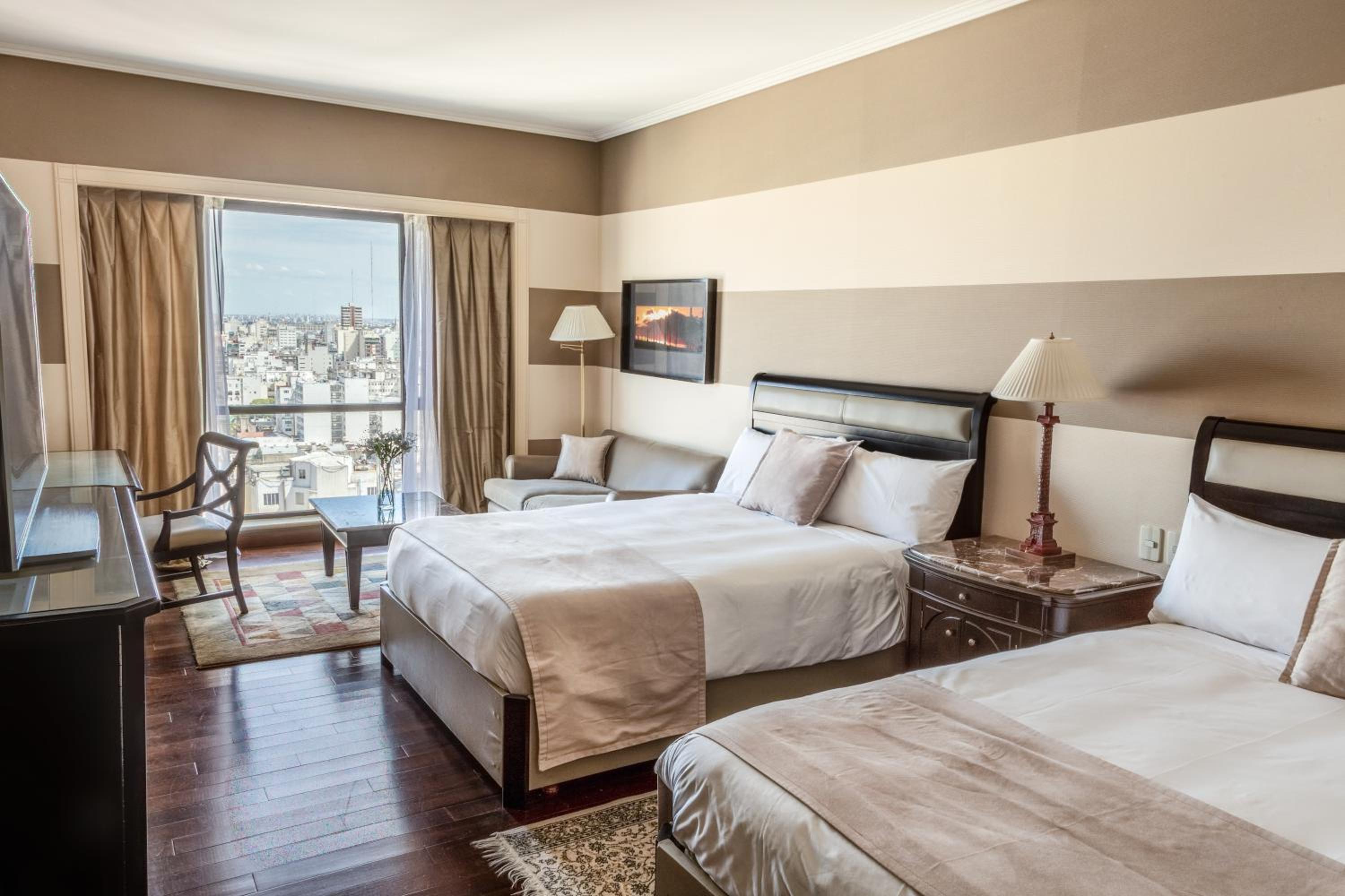 Premium Room with Two Queen Beds with Living Area