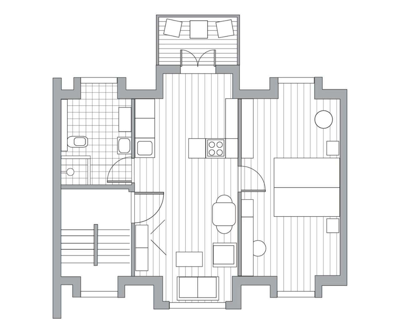 One-Bedroom Apartment with Sea View photo 2