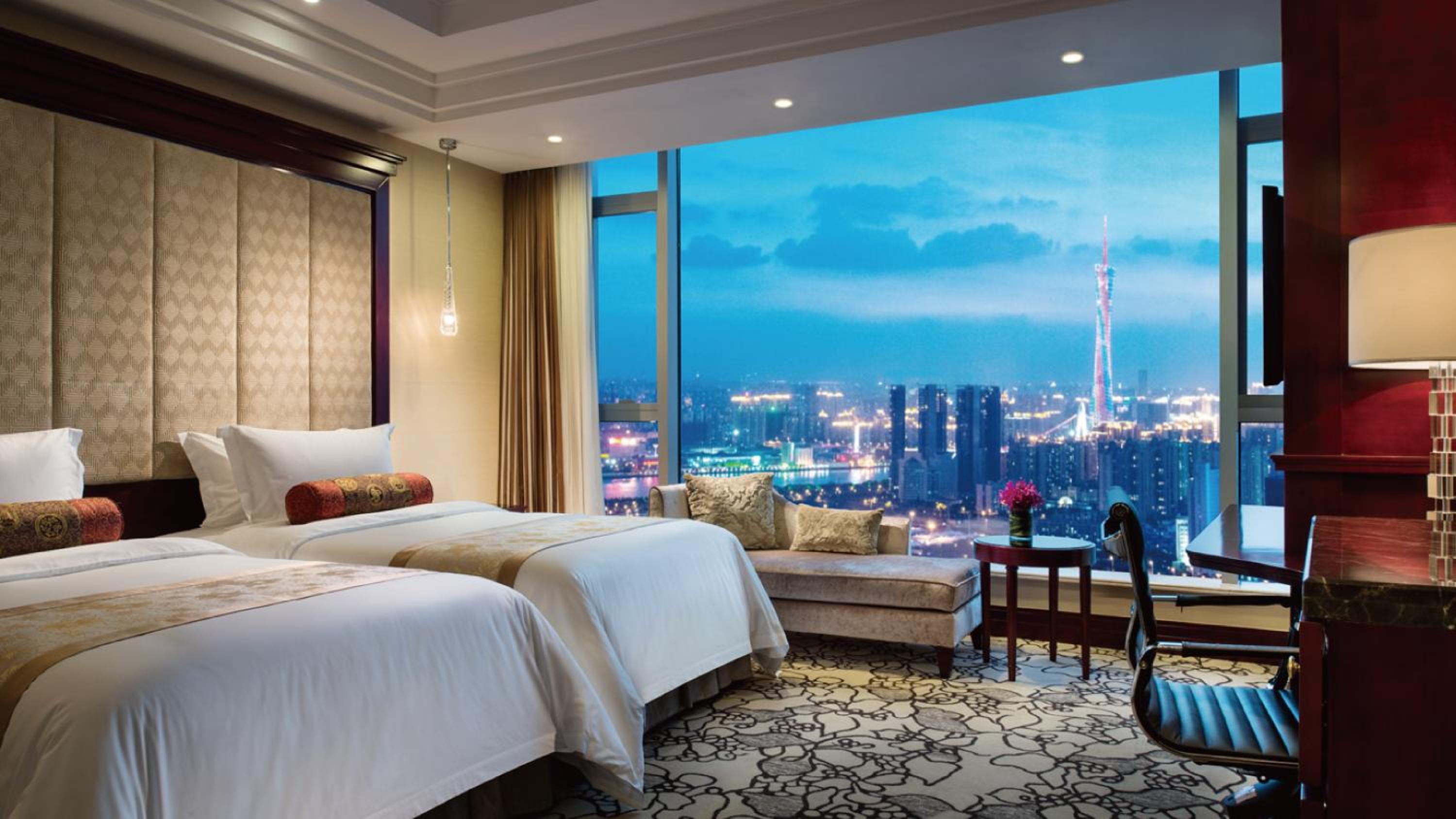 Garden View Twin Bed Room
