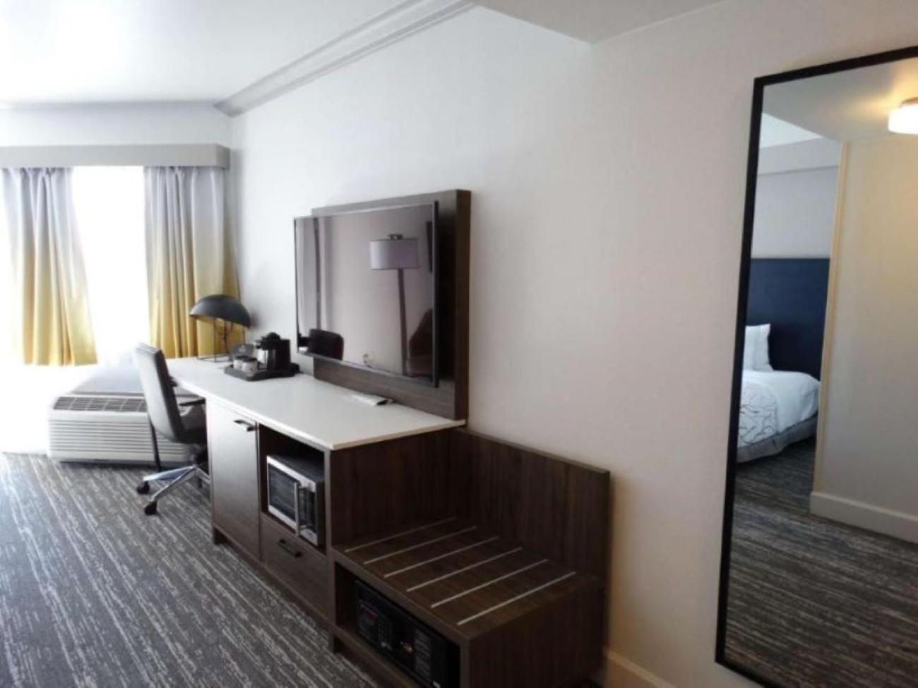 King Room with Mobility Accessible Tub and Sofa Bed