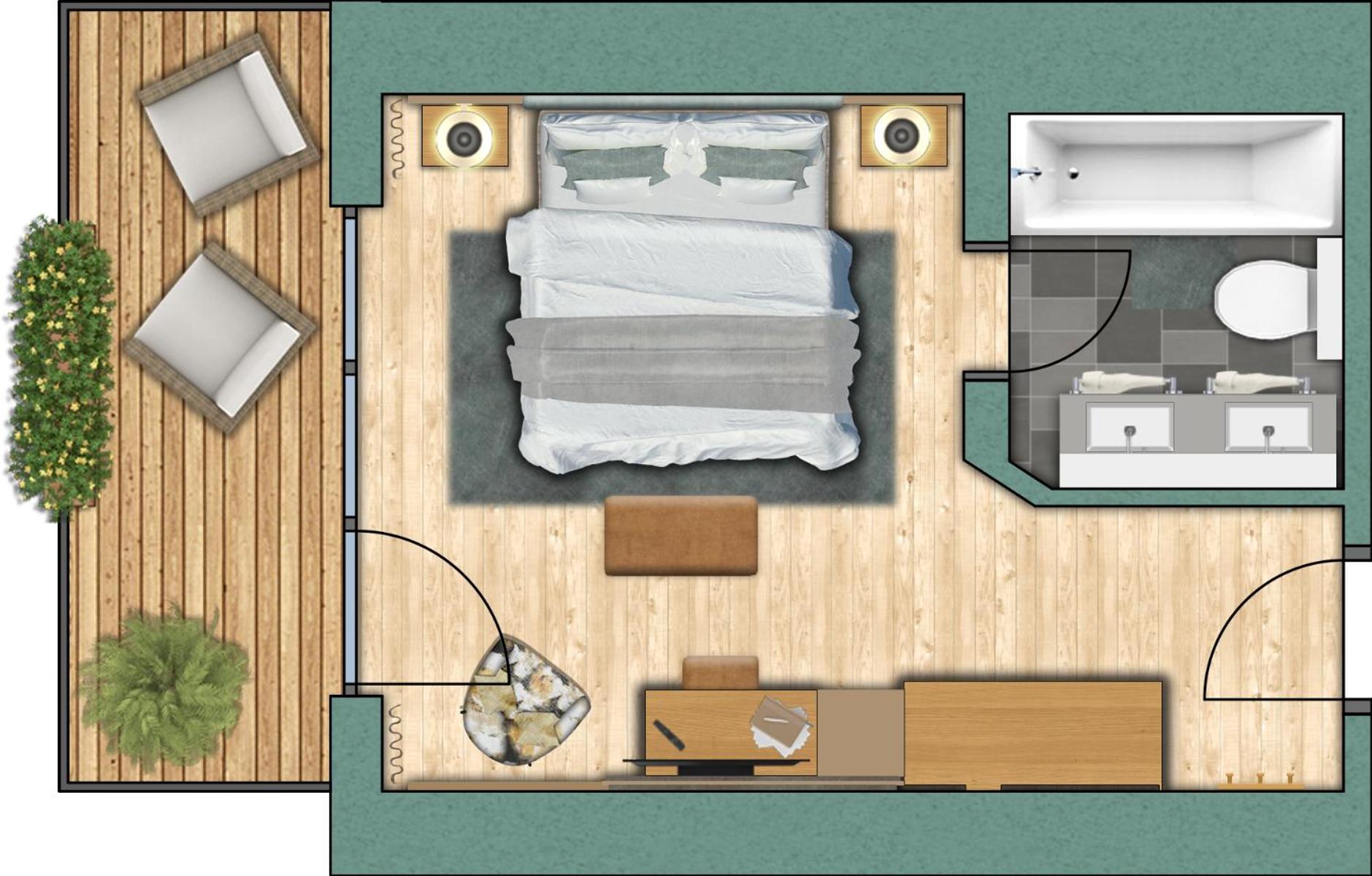 Standard Double Room with partial Matterhorn View - Photo 6
