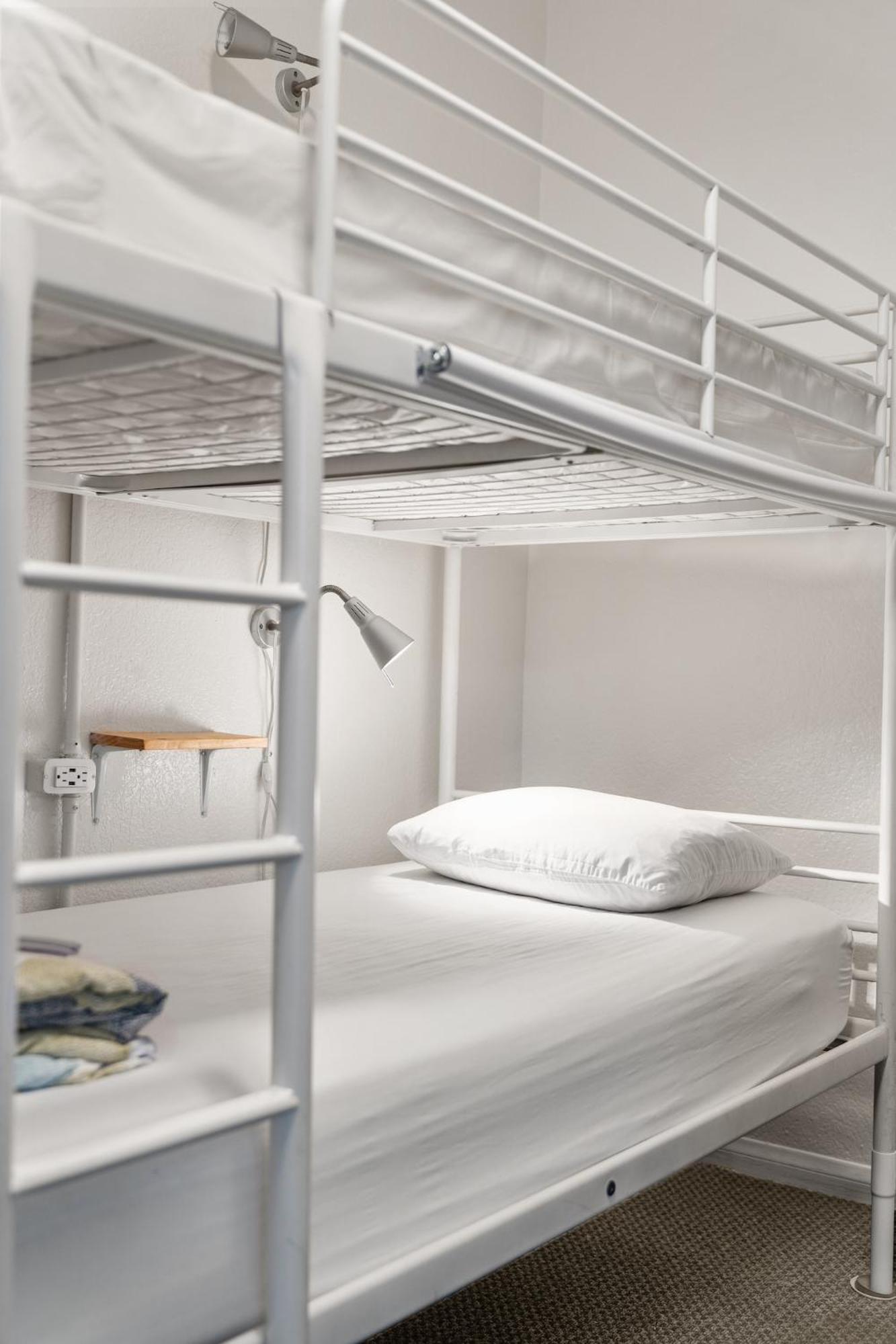 2 Beds in 8-Bed Mixed Dorm with Shared Washroom