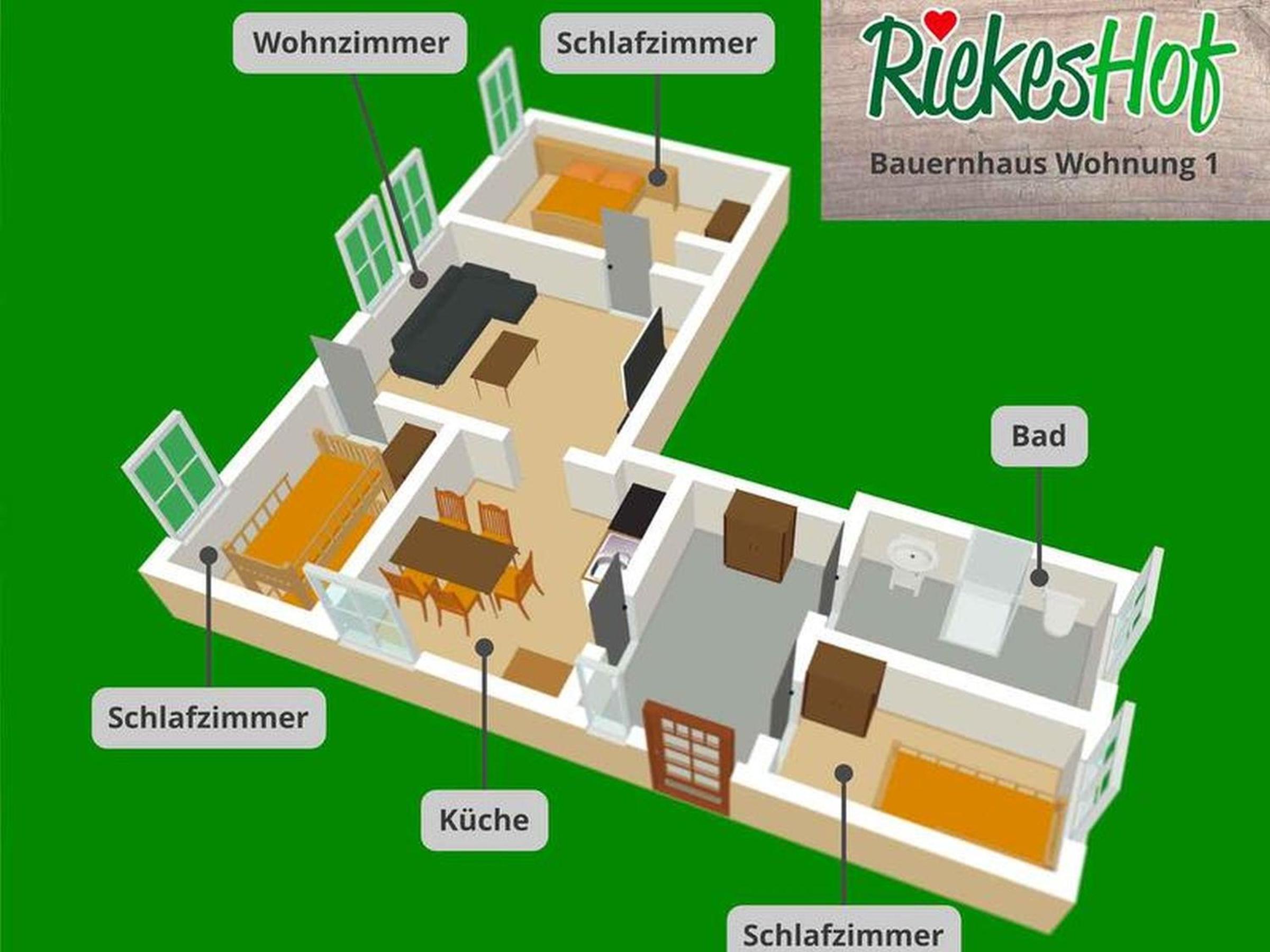 Three-Bedroom Premium Apartment with Balcony photo 2