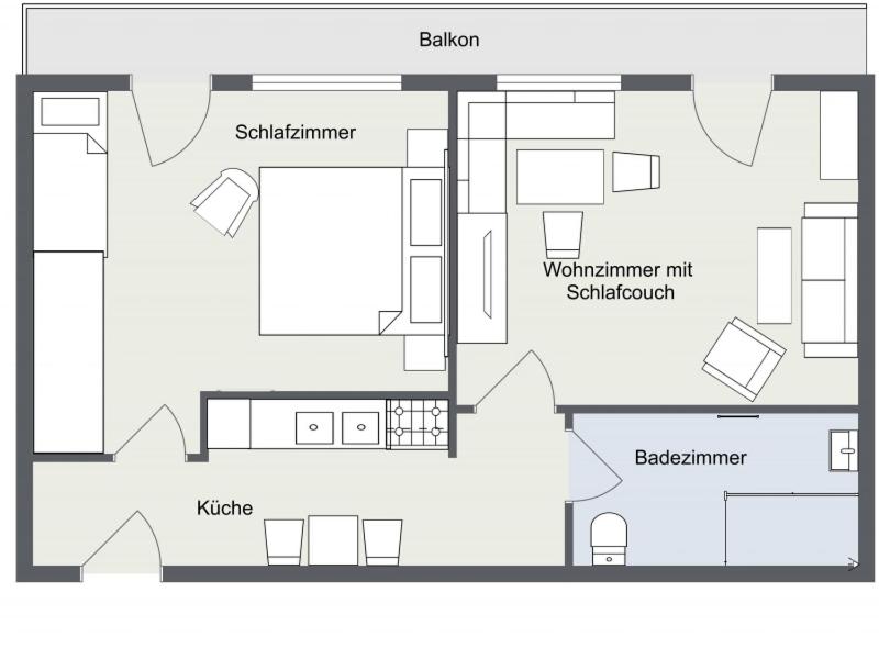 One-Bedroom Apartment 1 - Annex photo 3
