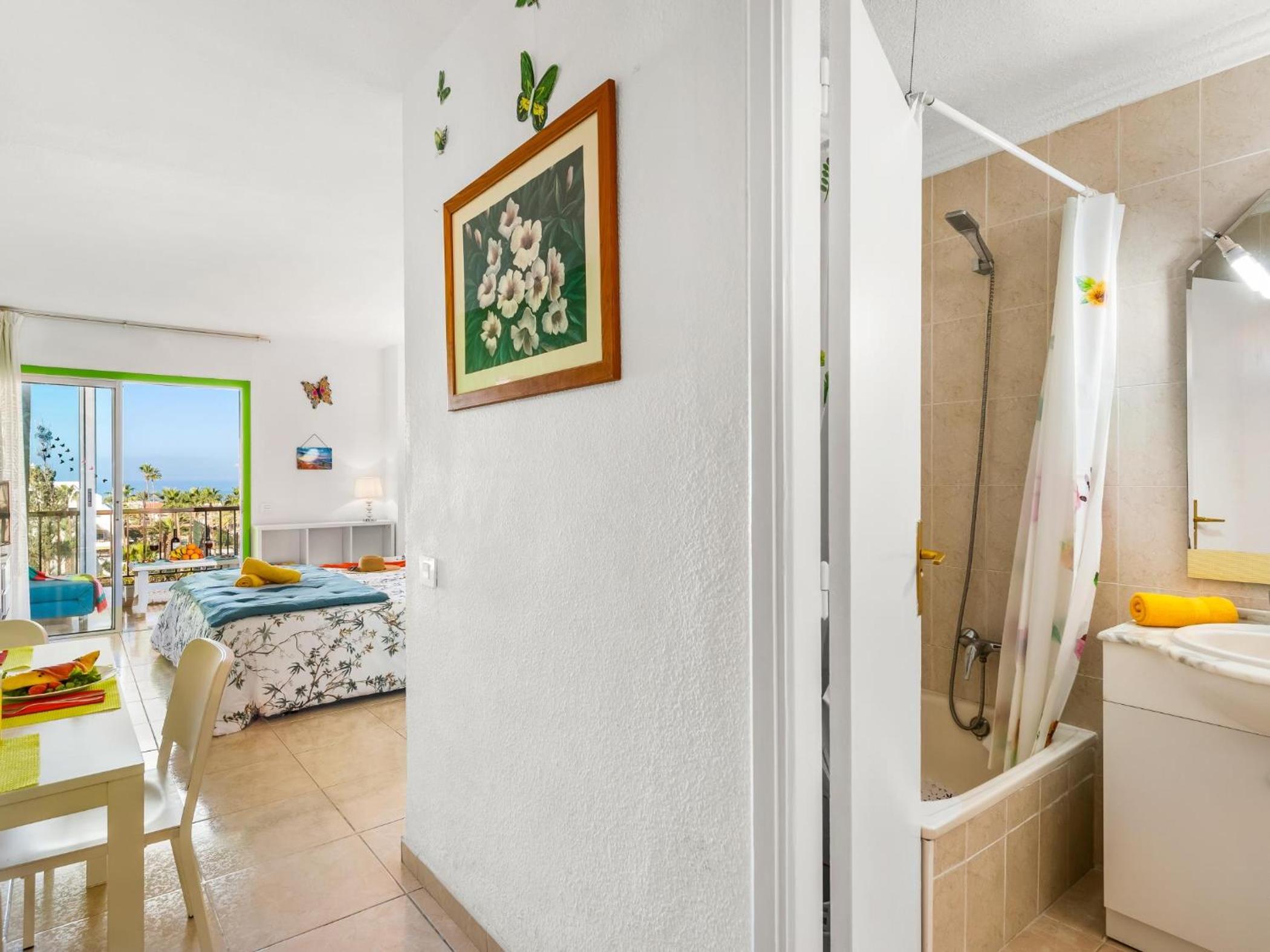 Estudio con terraza